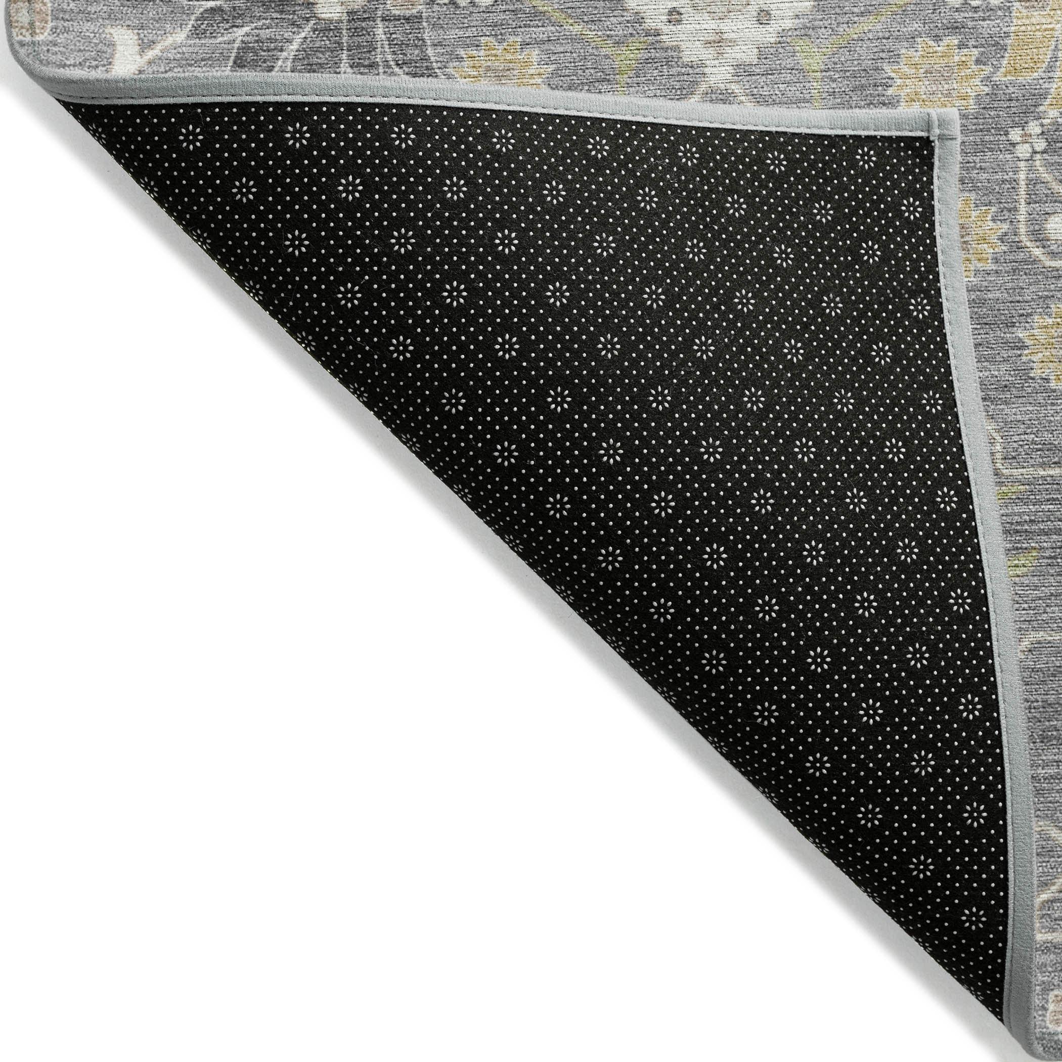 Machine Washable Indoor/Outdoor Chayden ACN1009 Gray 2'3" x 7'6" Runner Rug