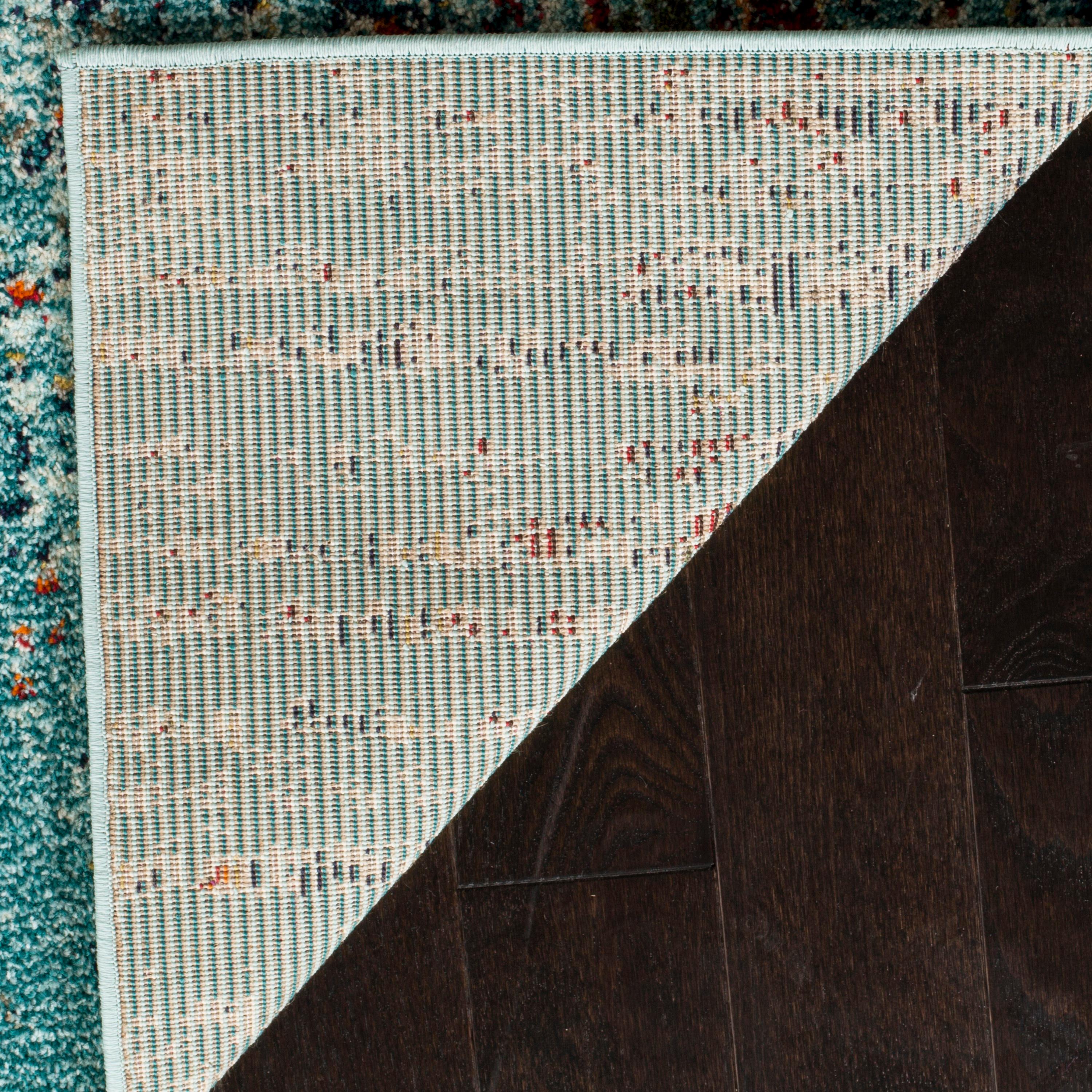 Monaco MNC208 Power Loomed Indoor Area Rug - Blue/Multi - 6'7"x9'2" - Safavieh