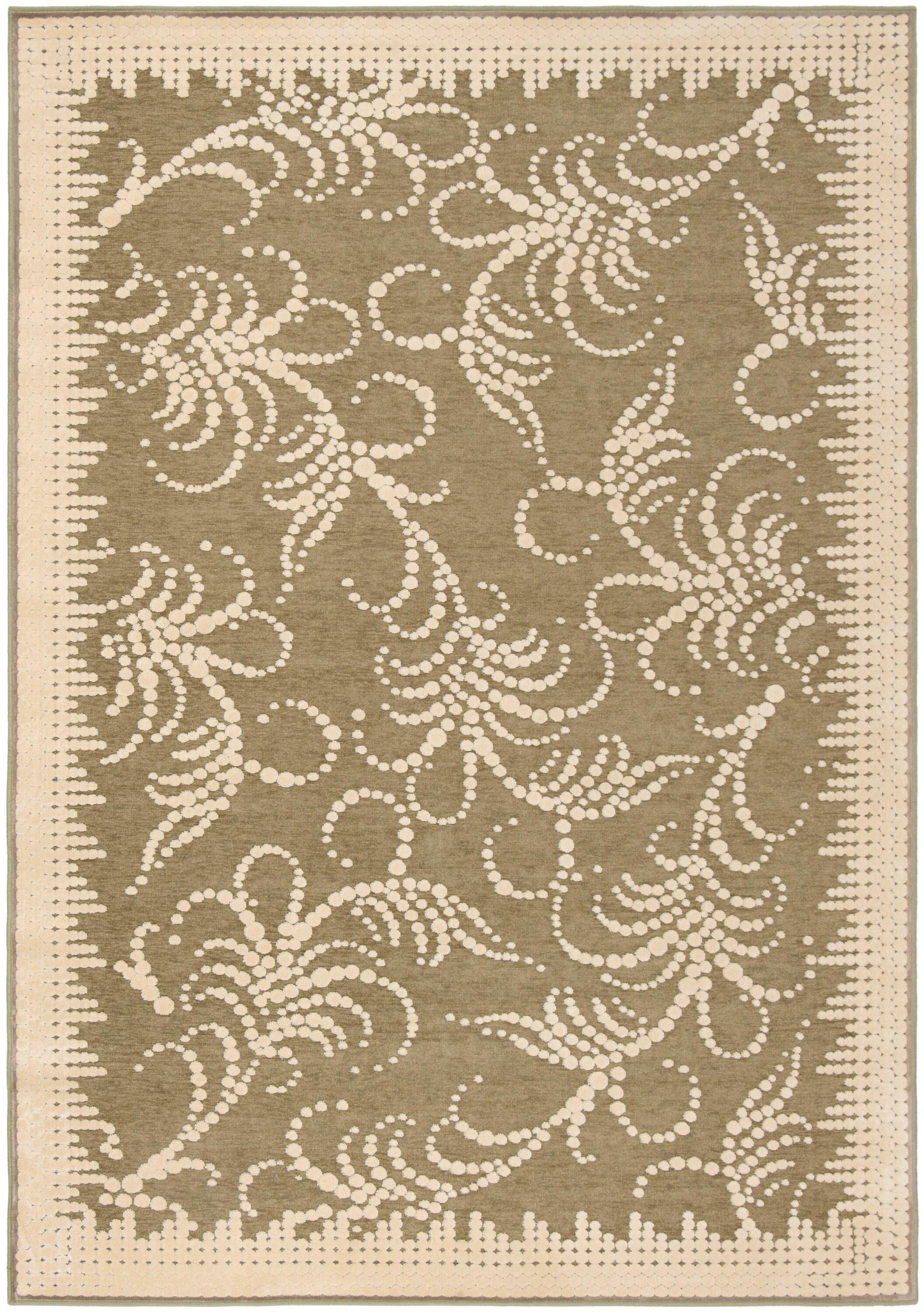 Martha Stewart Fountain Swirl Performance Floral Rug