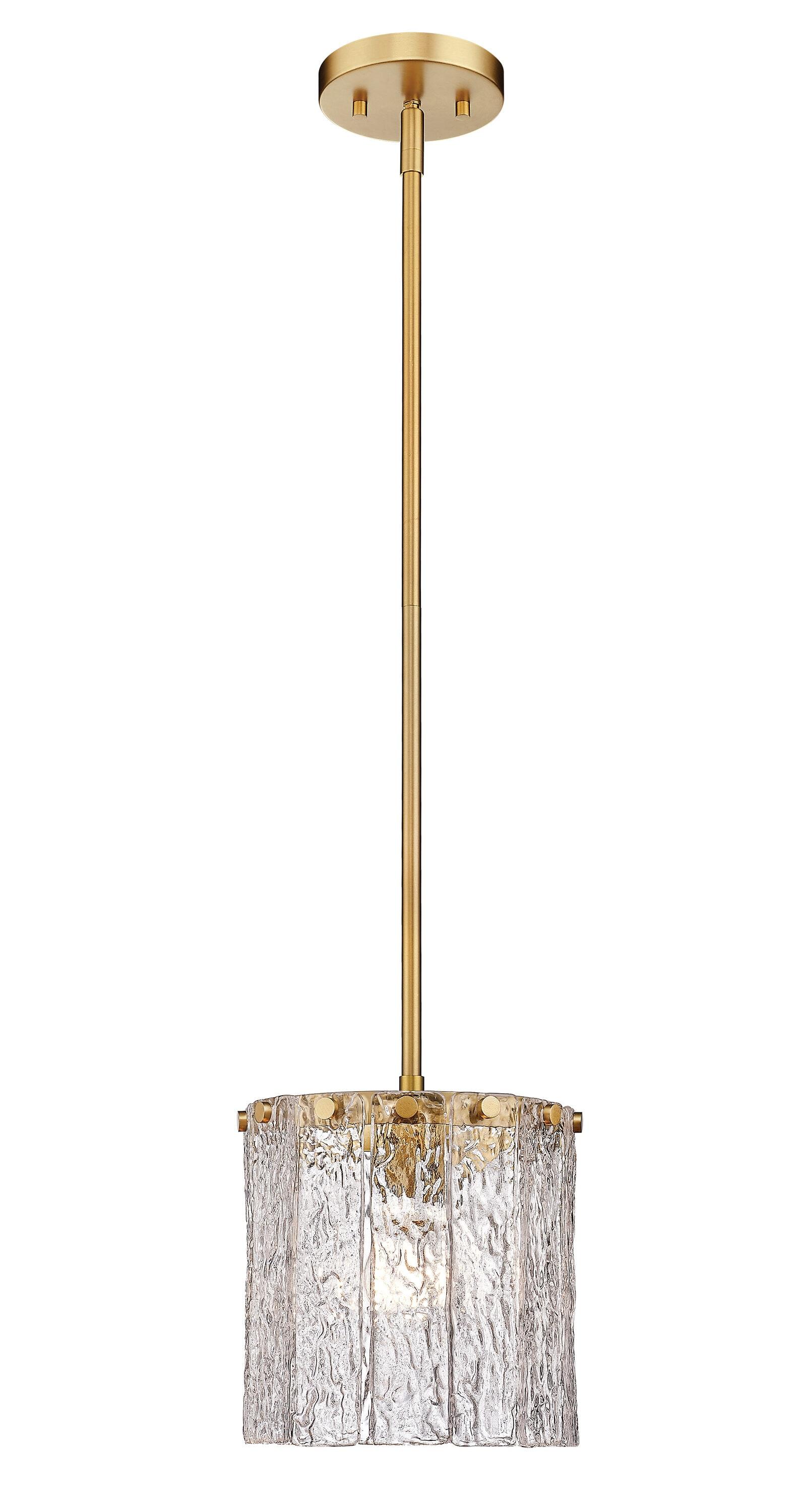 Z-Lite Glacier 1 - Light Pendant in  Modern Gold