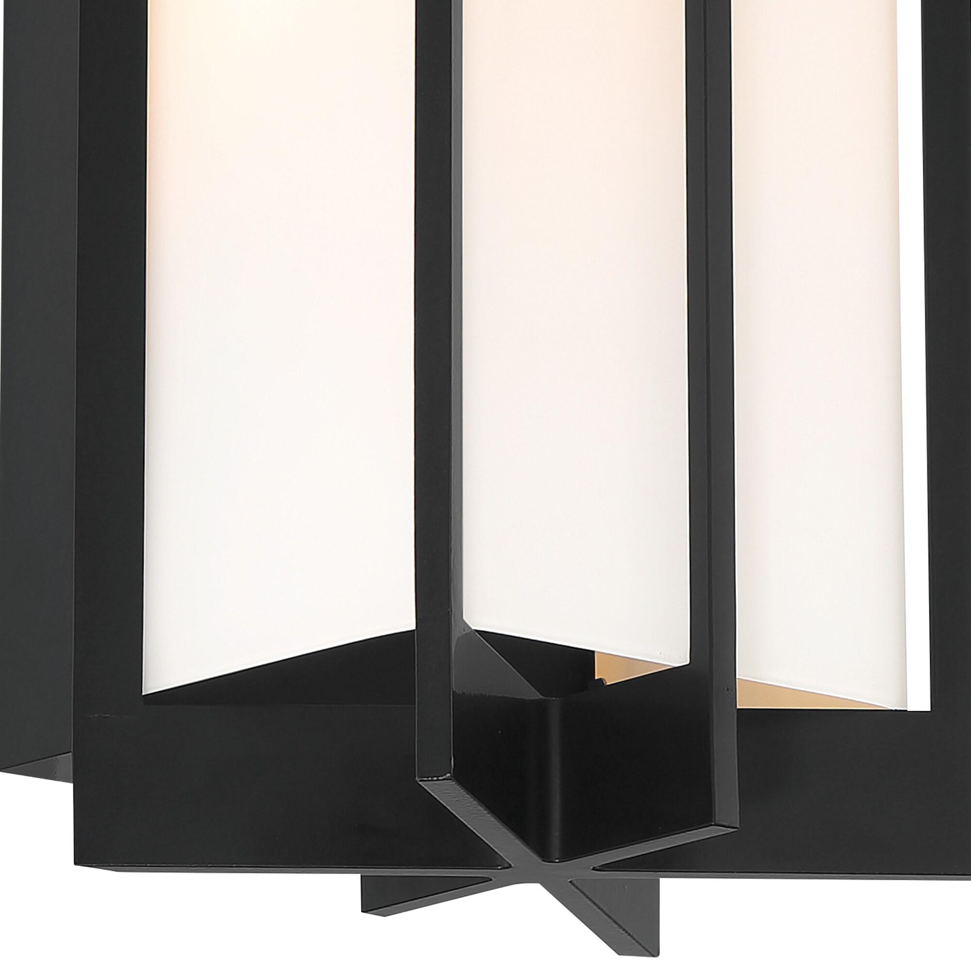 Designers Fountain Eads 7 Light Matte Black Outdoor Wall Lantern, D248L-7OW-MB