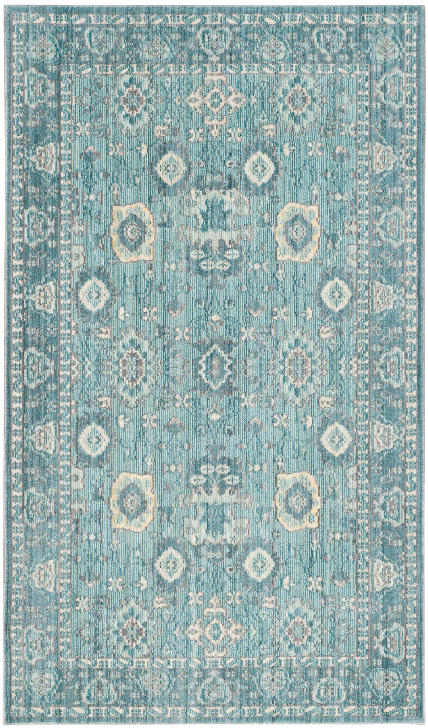 Valencia VAL110 Power Loomed Indoor Accent Rug - Alpine/Multi - 3'x5' - Safavieh.