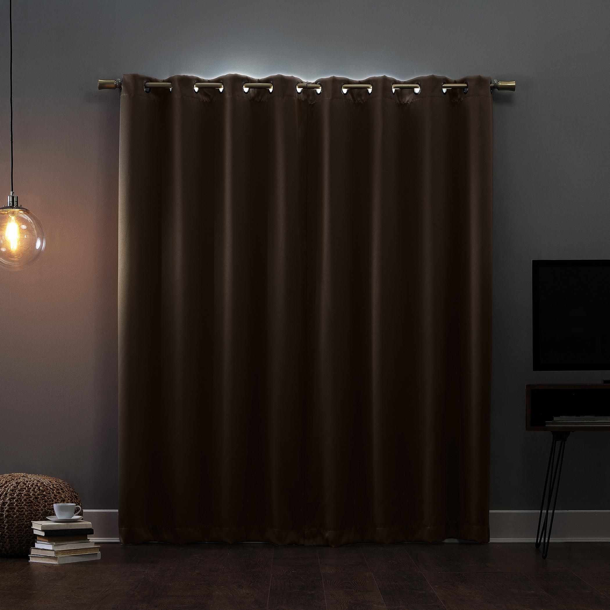 Oslo Theater Grade Extreme 100% Blackout Grommet Curtain Panel