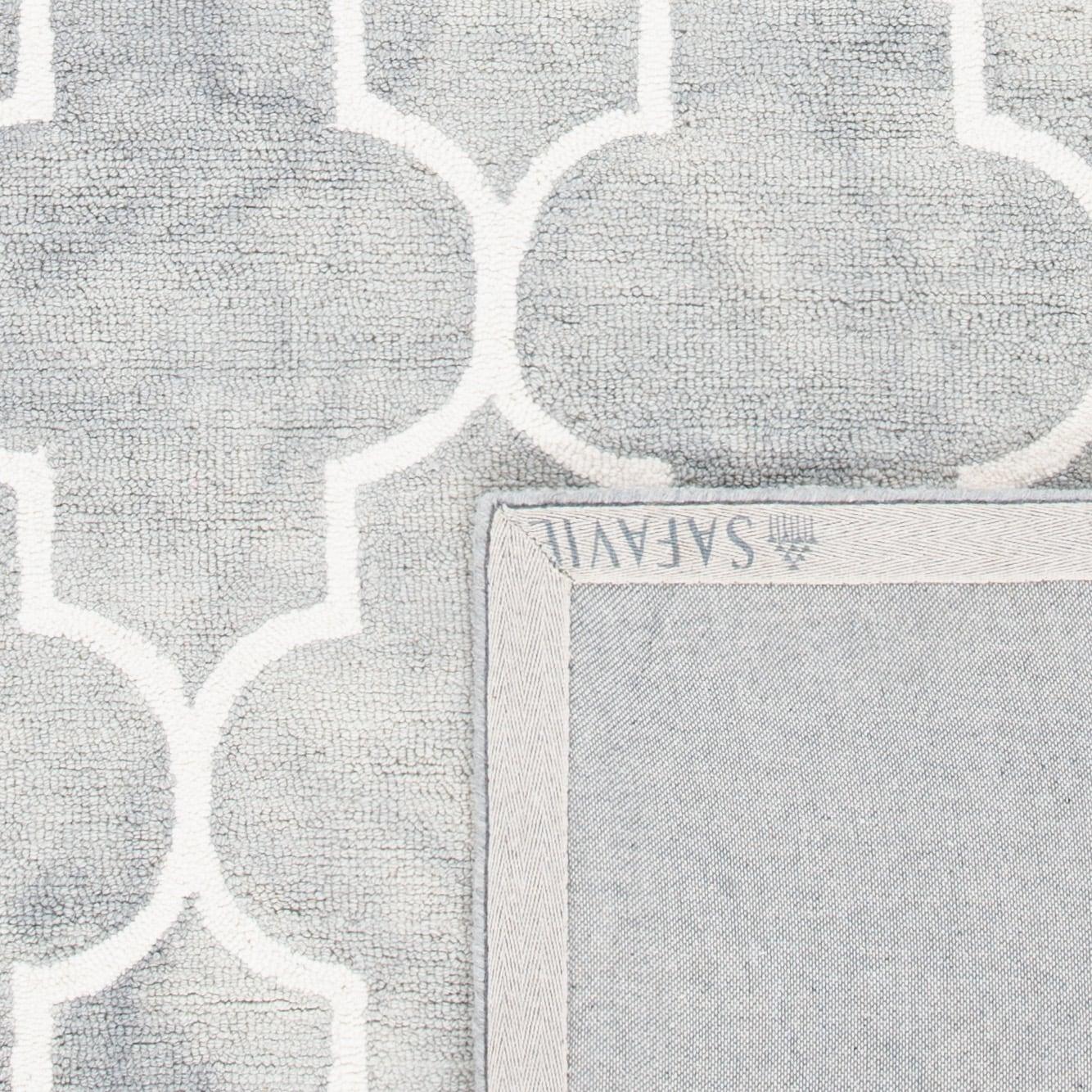 Dip Dye DDY535 Hand Tufted Area Rug - Grey/Ivory - 6'x9' - Safavieh.