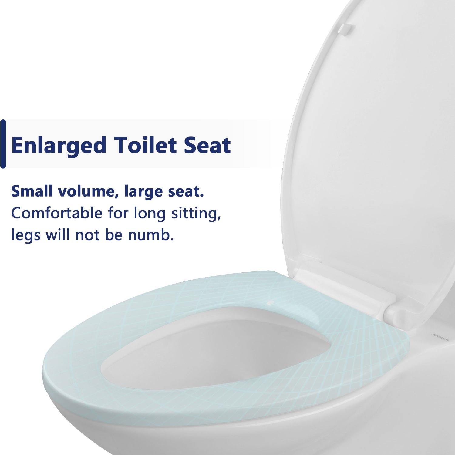 DeerValley Symmetry Dual Flush Elongated One-Piece Toilet Standard Toilet with Comfort Seat Height