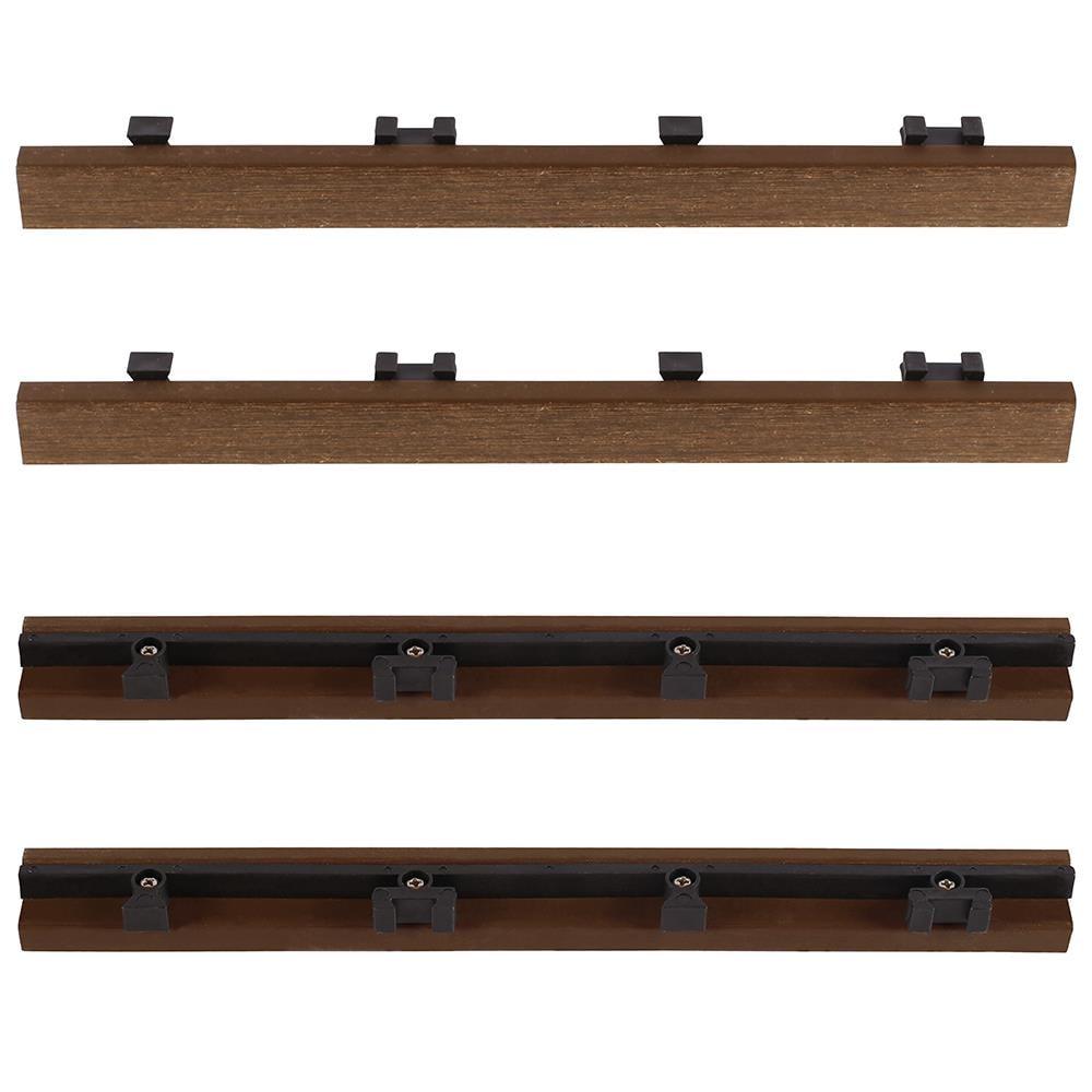 12" x 1" Composite Interlocking Deck Side Trim