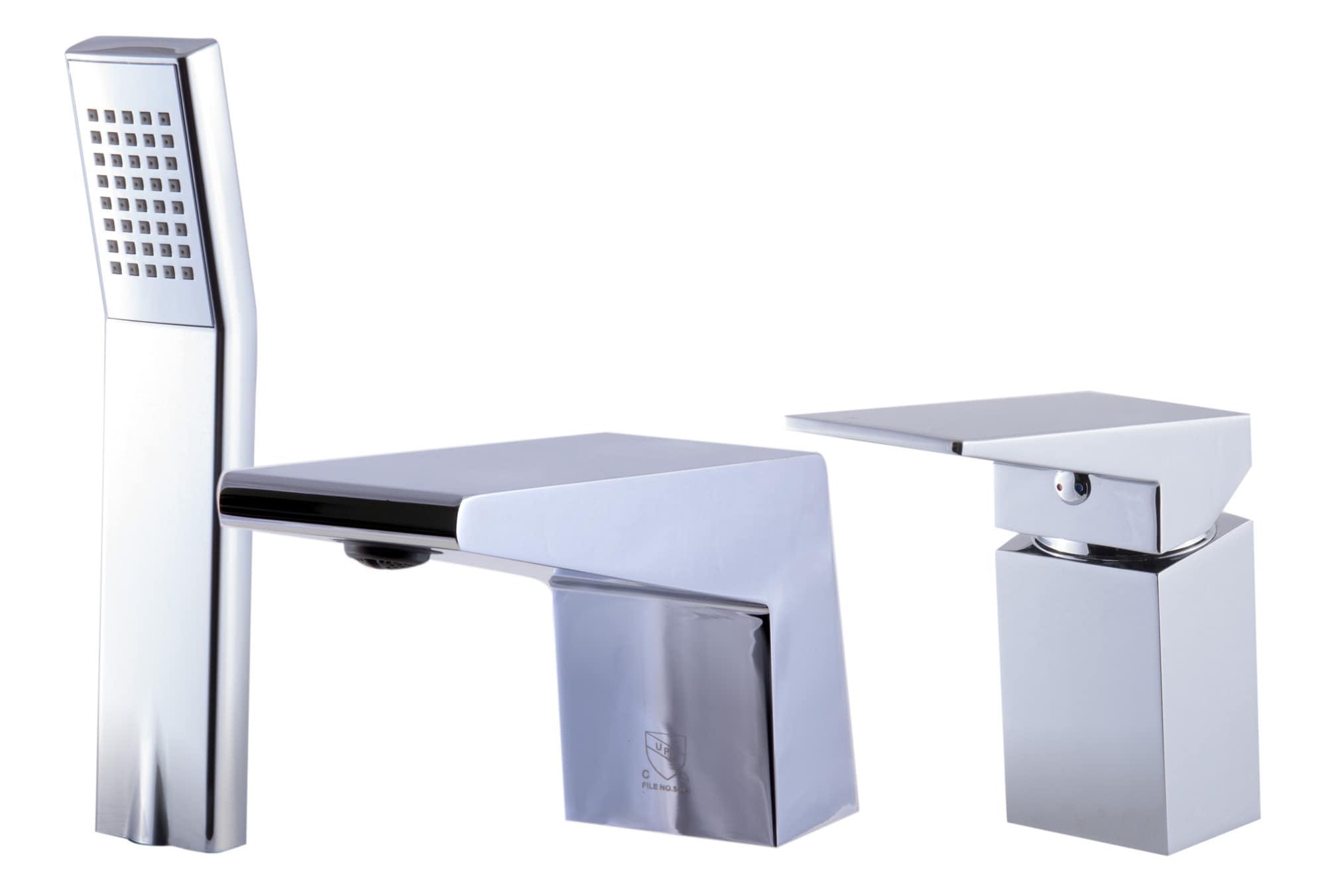 1 Handle Deck Roman Tub Faucet with Diverter