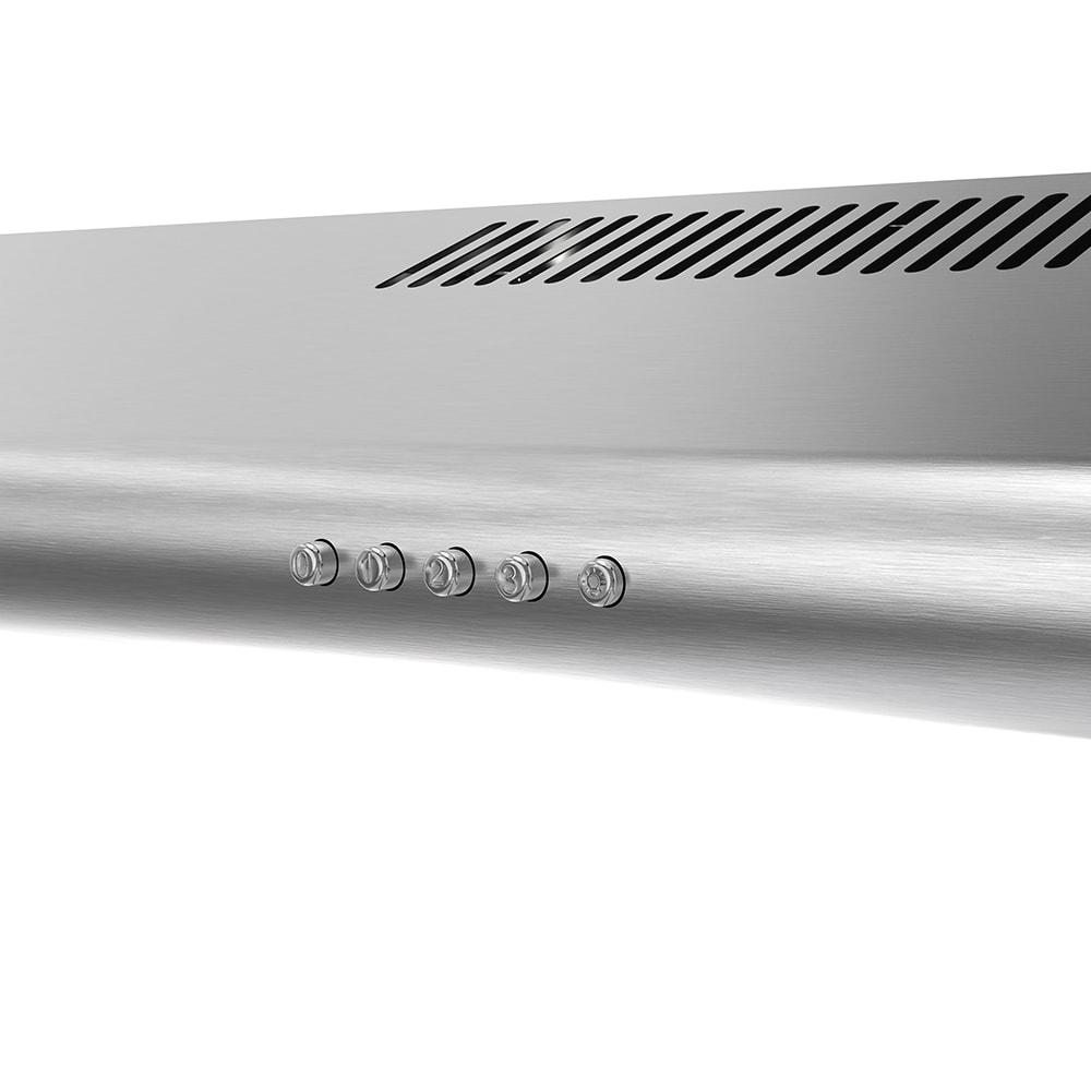 Streamline Amendola 36" 80 Cubic Feet Per Minute Convertible Under Cabinet Range Hood with Mesh Filter and Light Included