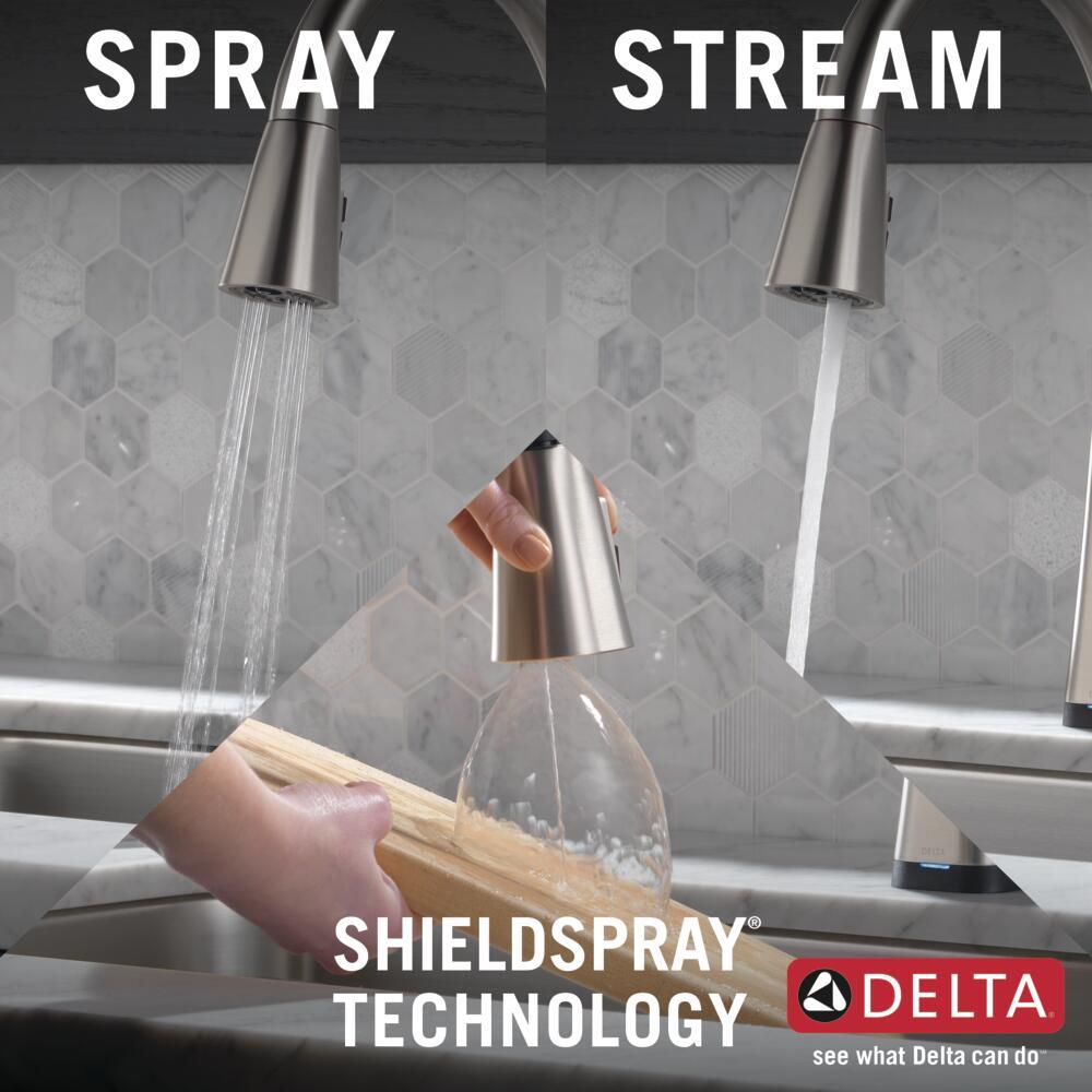 Lenta Pull Down Sprayer Touch Kitchen Sink Faucet, Touch Control Kitchen Faucet