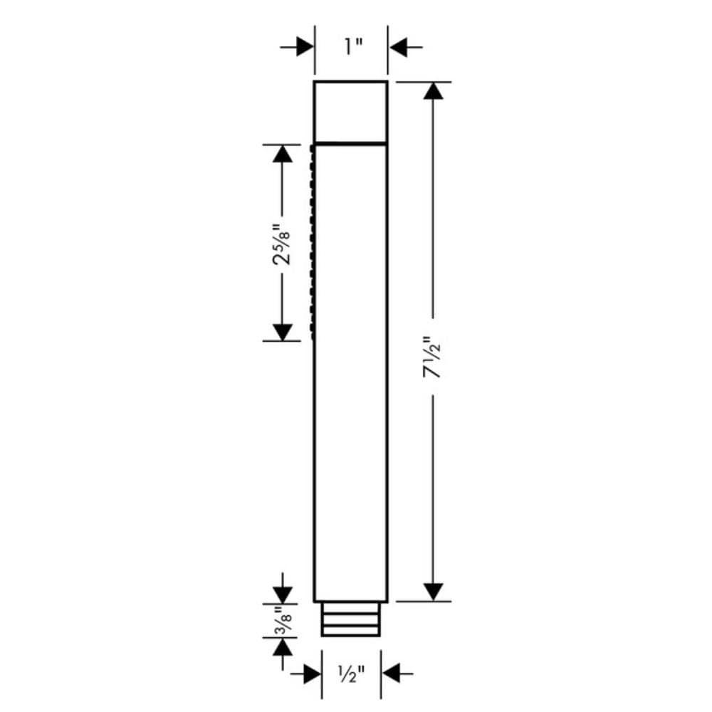 Starck Full/Standard Fixed Shower Head 1.75 GPM GPM