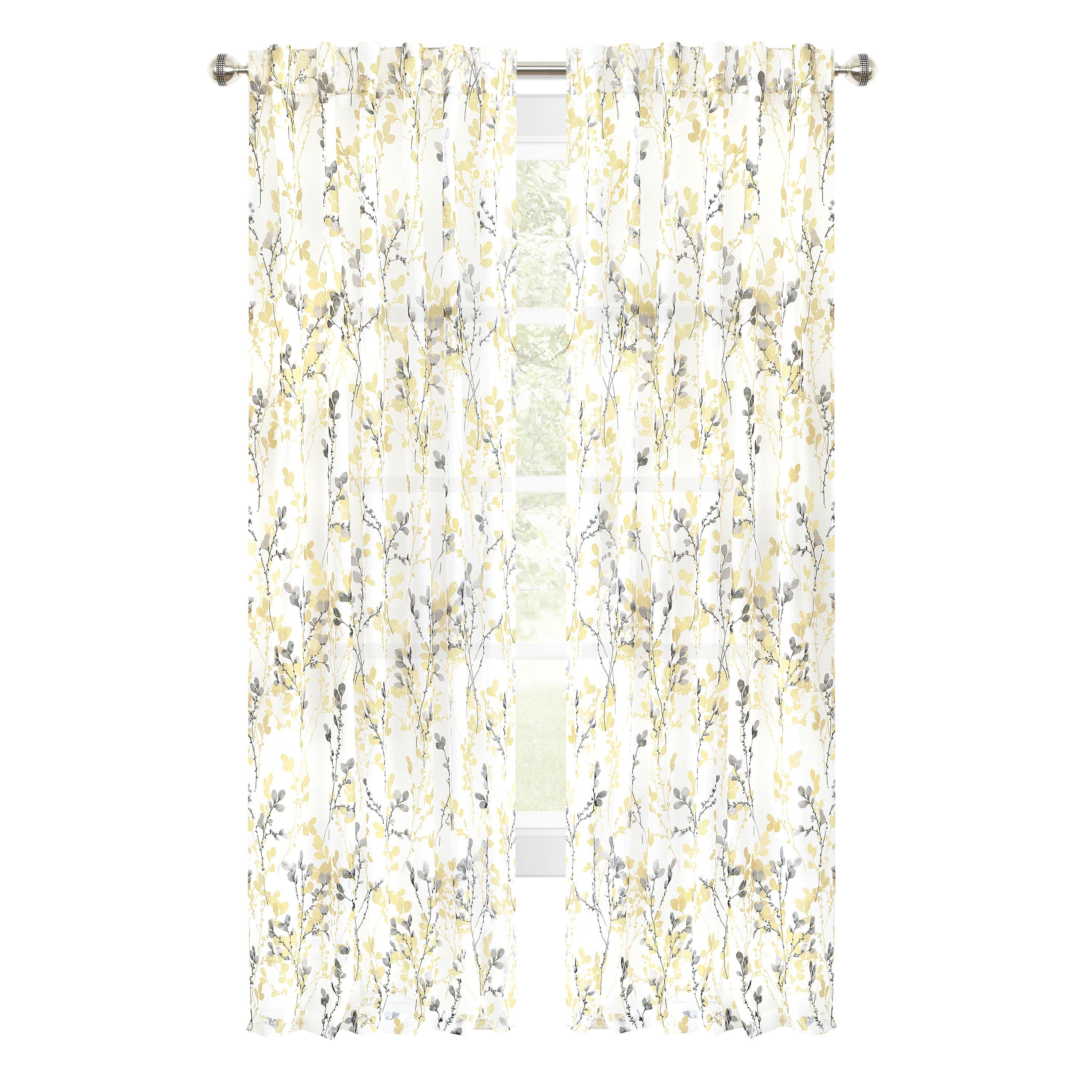 Red Barrel Studio® Molineux Polyester Semi Sheer Curtain Single Panel