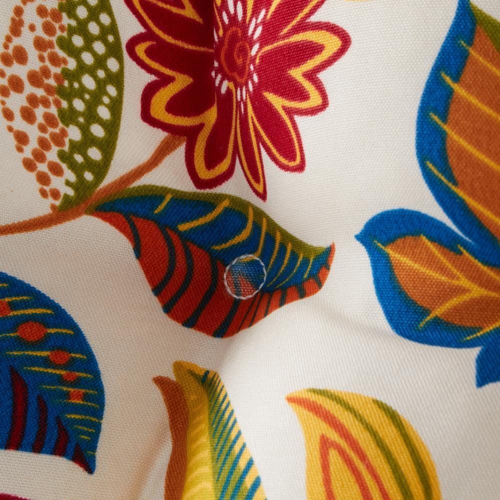 Esprit Floral Traditional 21"x42.5" Outdoor Chair Cushion