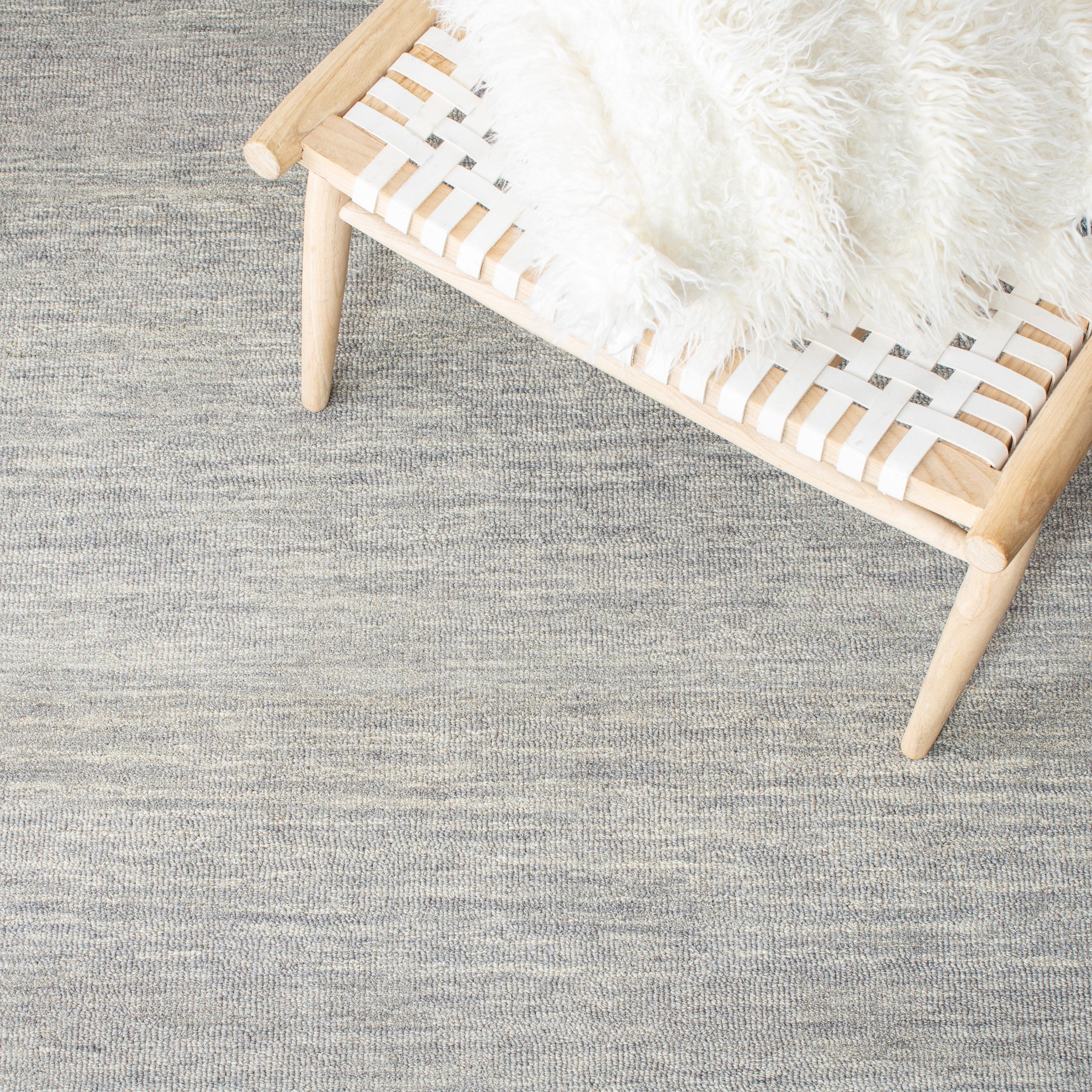 Metro MET603 Hand Tufted Indoor Area Rug - Grey/Brown - 6'x6' - Safavieh