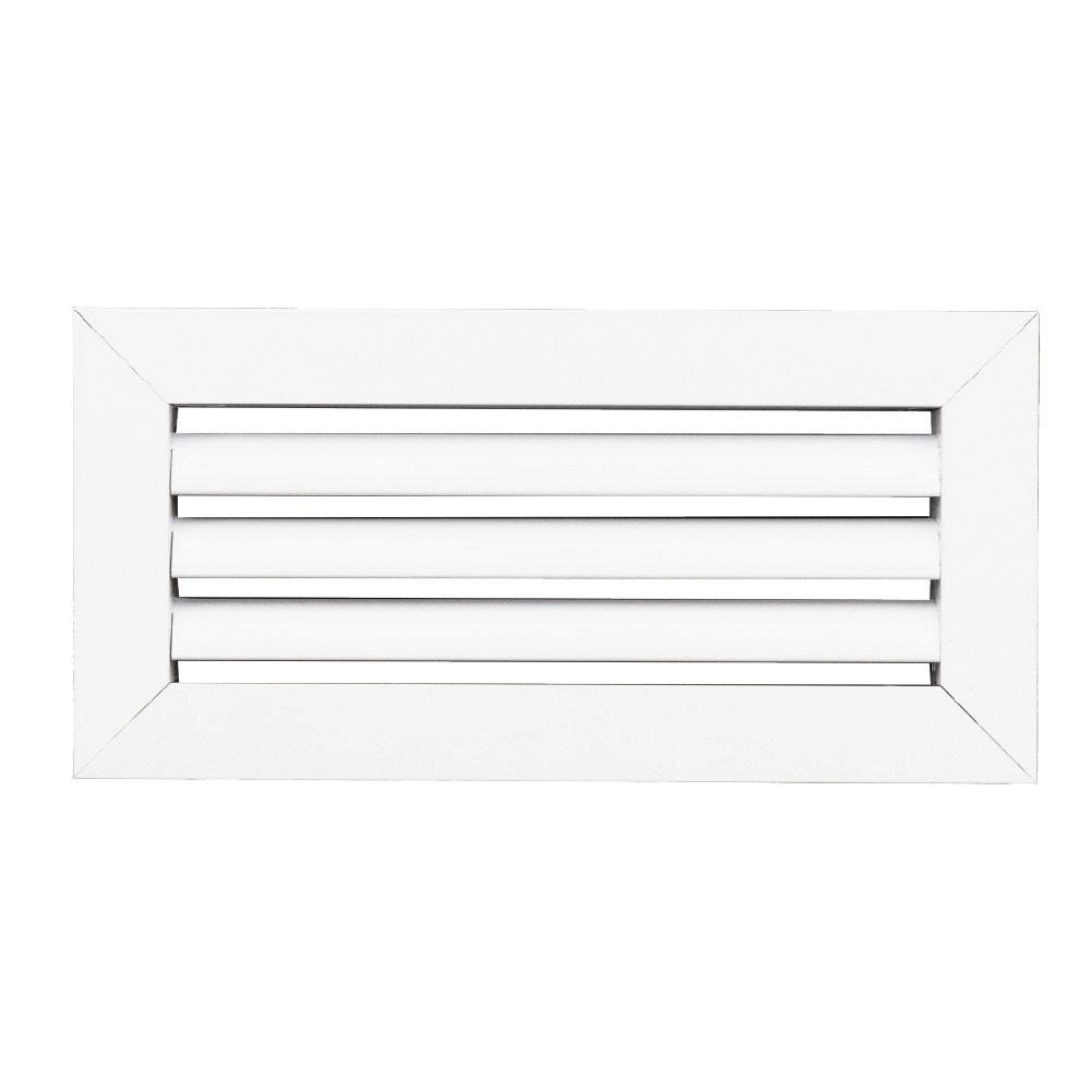 ACLaminaire 6-in x 12-in Aluminum White Sidewall/Ceiling Grille