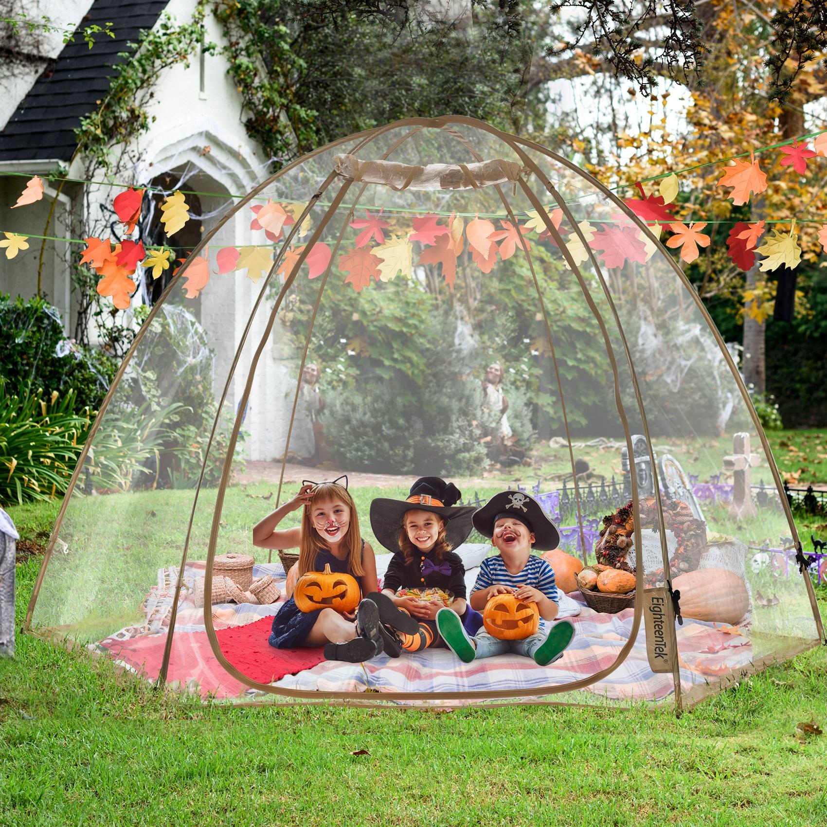 10 Ft. W x 10 Ft. D Fiberglass Pop-Up Bubble Tent