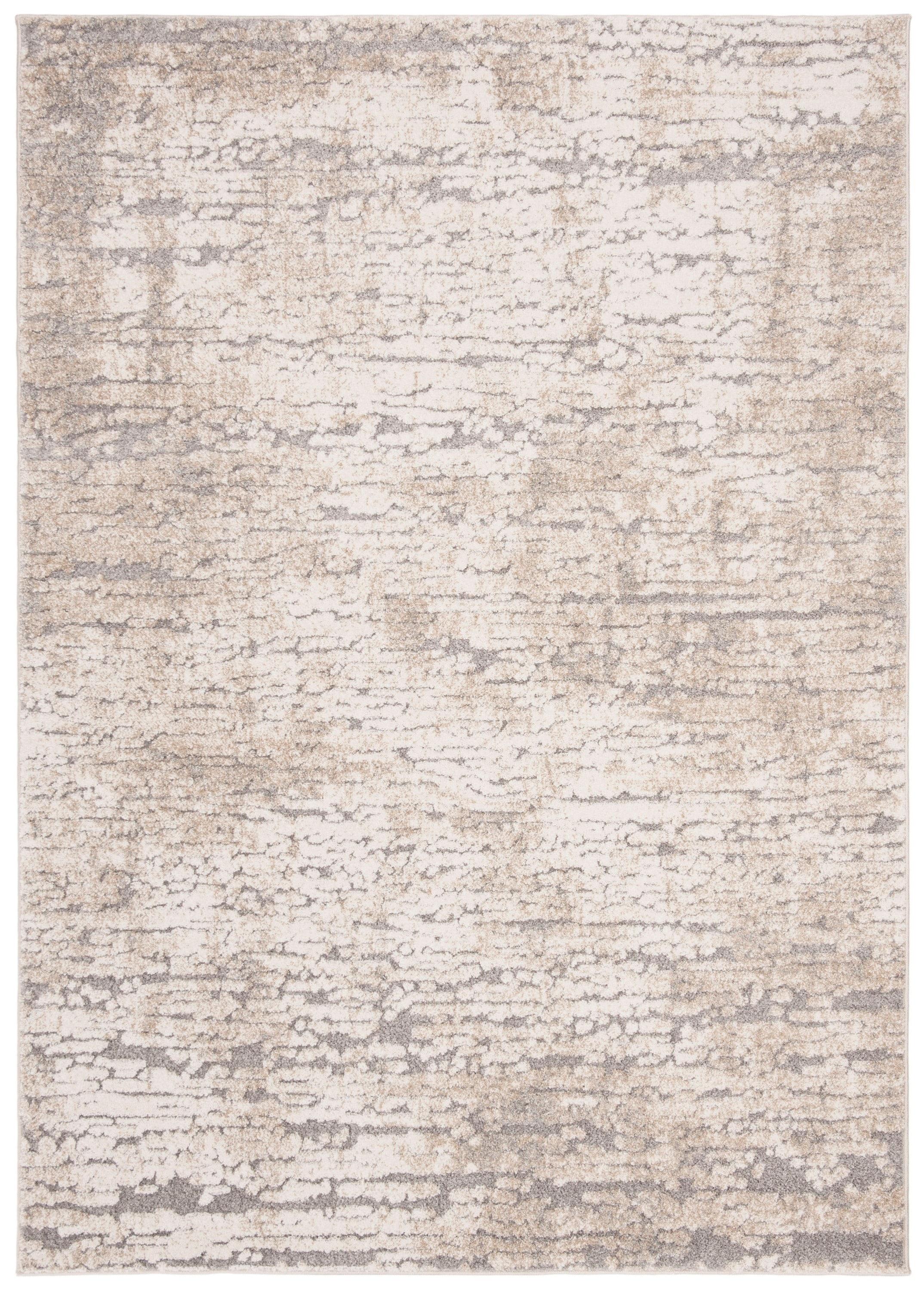 Spirit 100 SPR126 Power Loomed Indoor Area Rug - Taupe/Ivory - 4'x6' - Safavieh