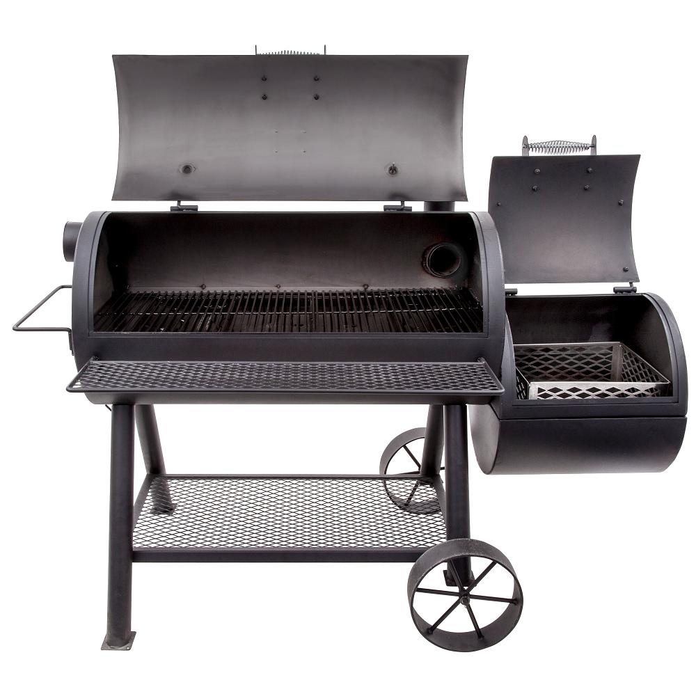Oklahoma Joe's Oklahoma Joe's 1060 sq. in. Longhorn Reverse Flow Offset Smoker, Black