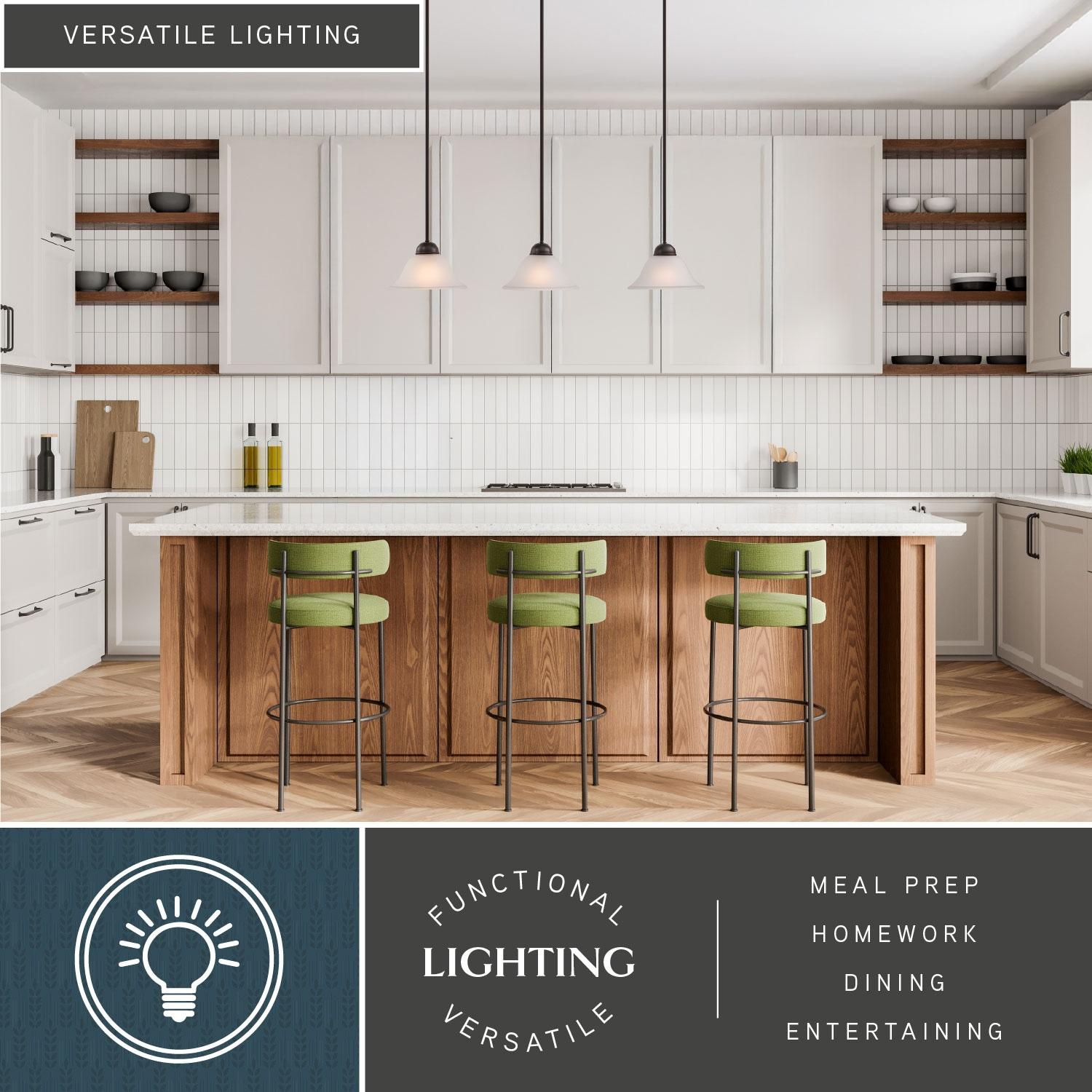 Vaxcel Da Vinci 3 - Light Pendant in Oil Burnished Bronze