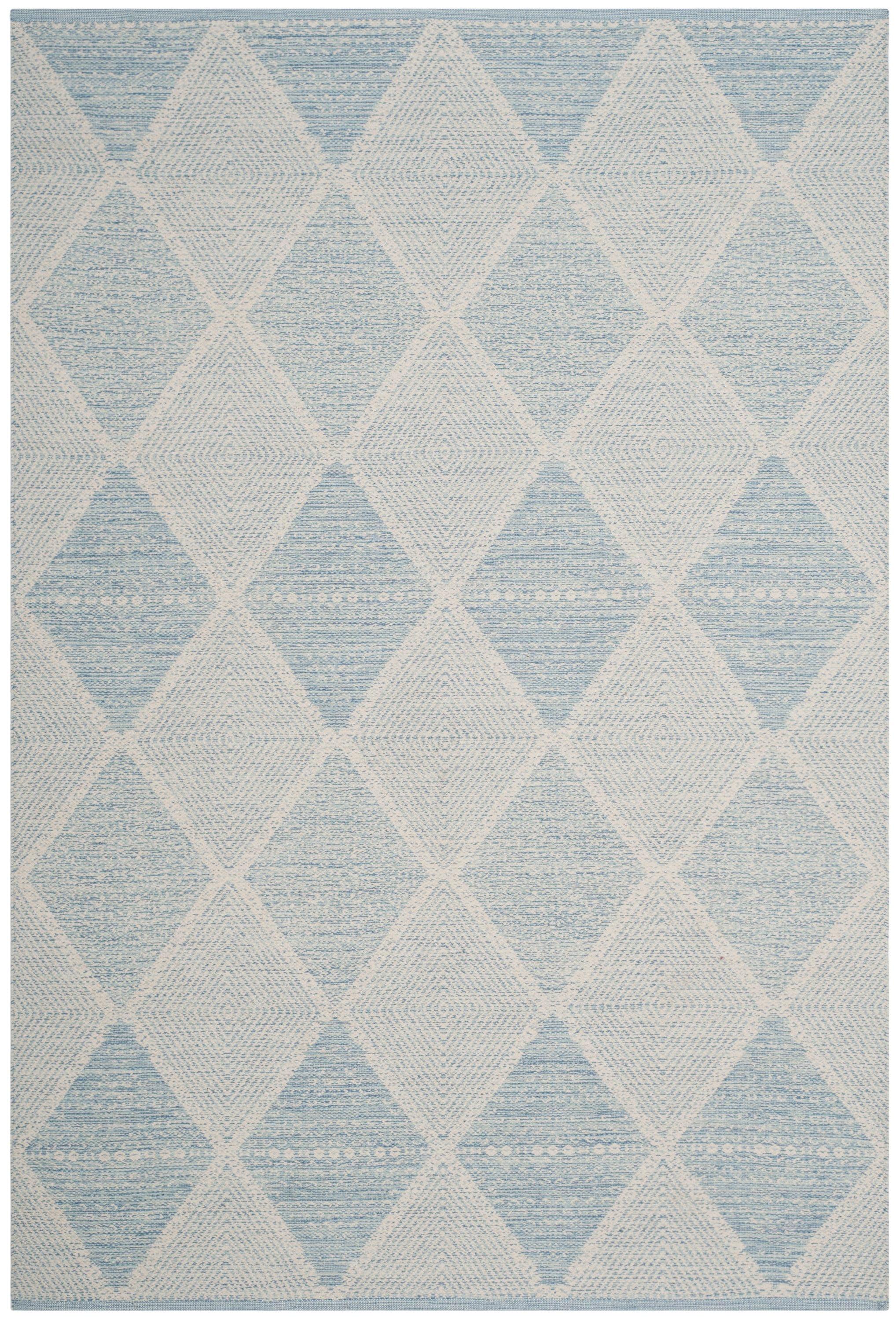 Montauk MTK822 Hand Woven Indoor Area Rug - Light Blue - 5'x8' - Safavieh.