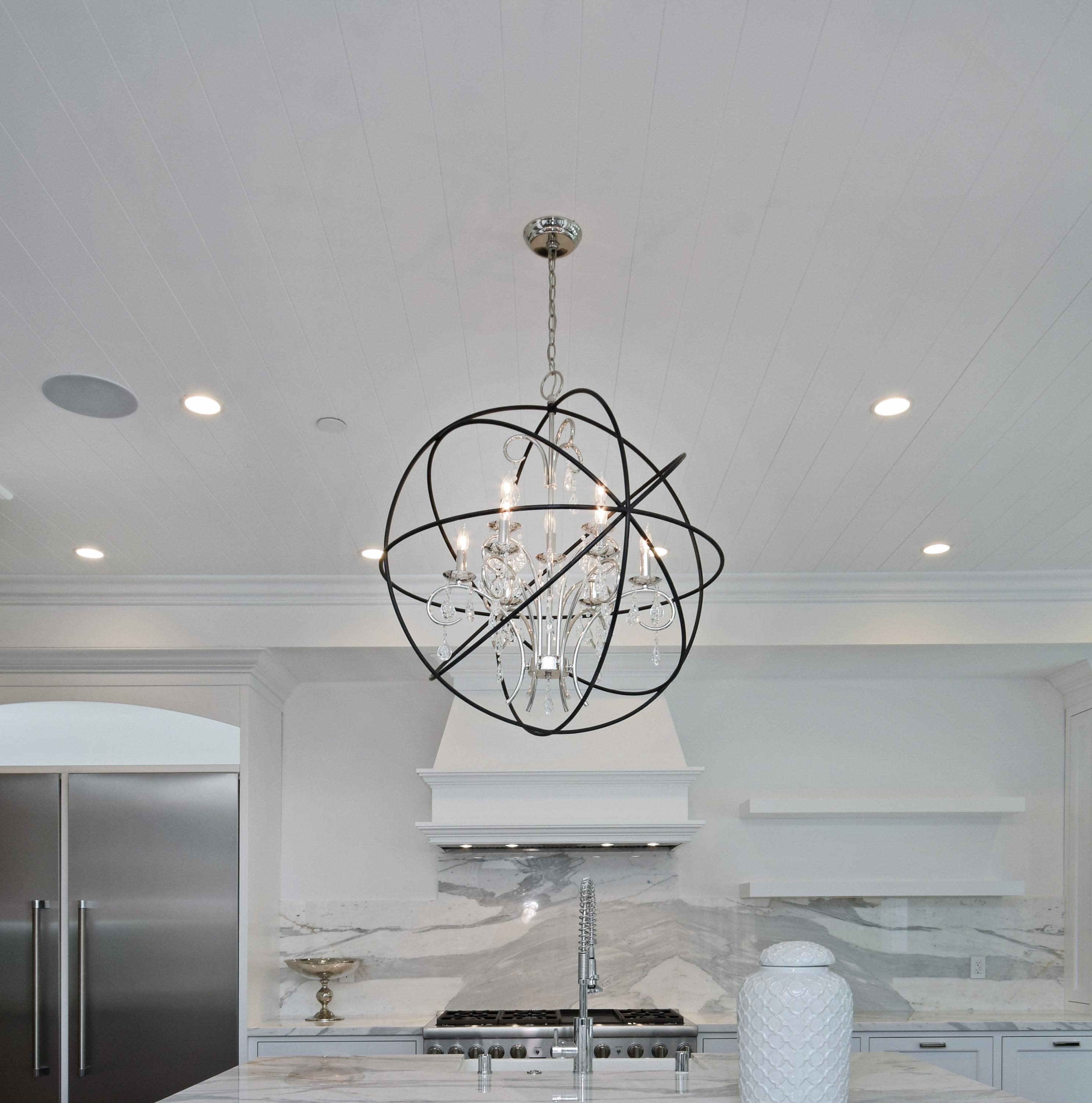 -Six Light Chandelier in Modern Style-25 inches Wide By 28 inches High-Oil Rubbed Bronze Finish Bailey Street Home 93-Bel-1251756