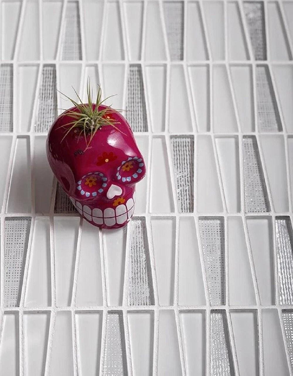 1" x 3" Glass Brick Joint Mosaic Wall and Floor Tile