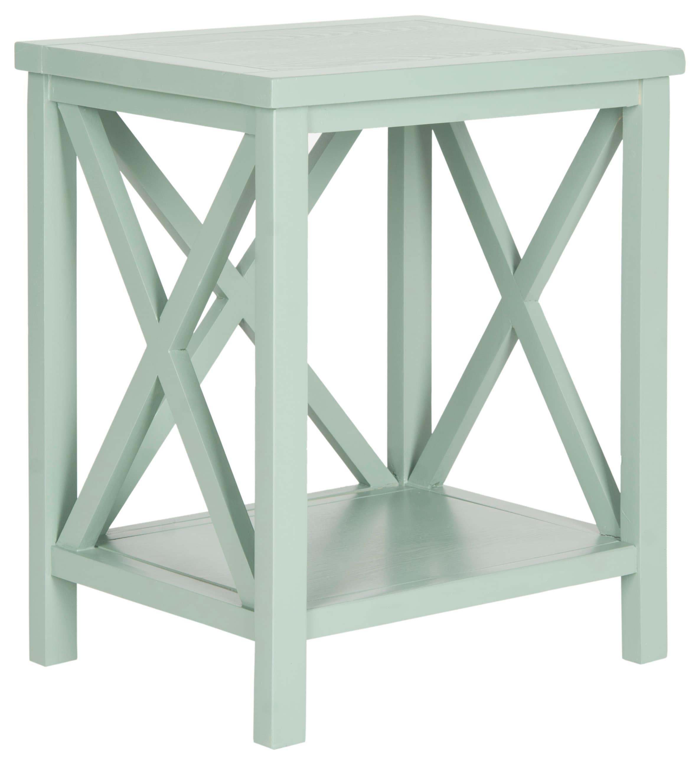 Candace End Table - Dusty Green - Safavieh.