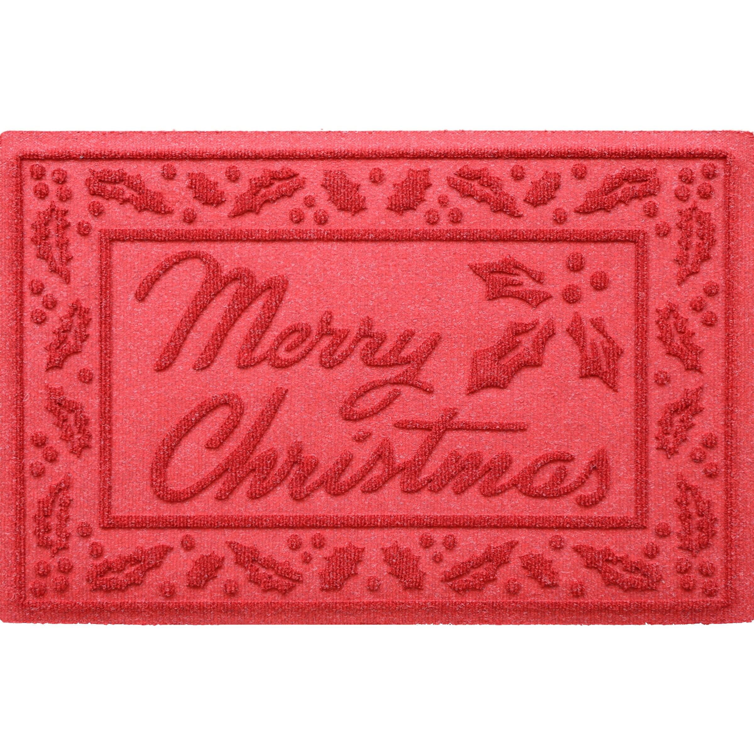 WaterHog Christmas 20 in. x 30 in. Non-Slip Indoor Outdoor Doormat