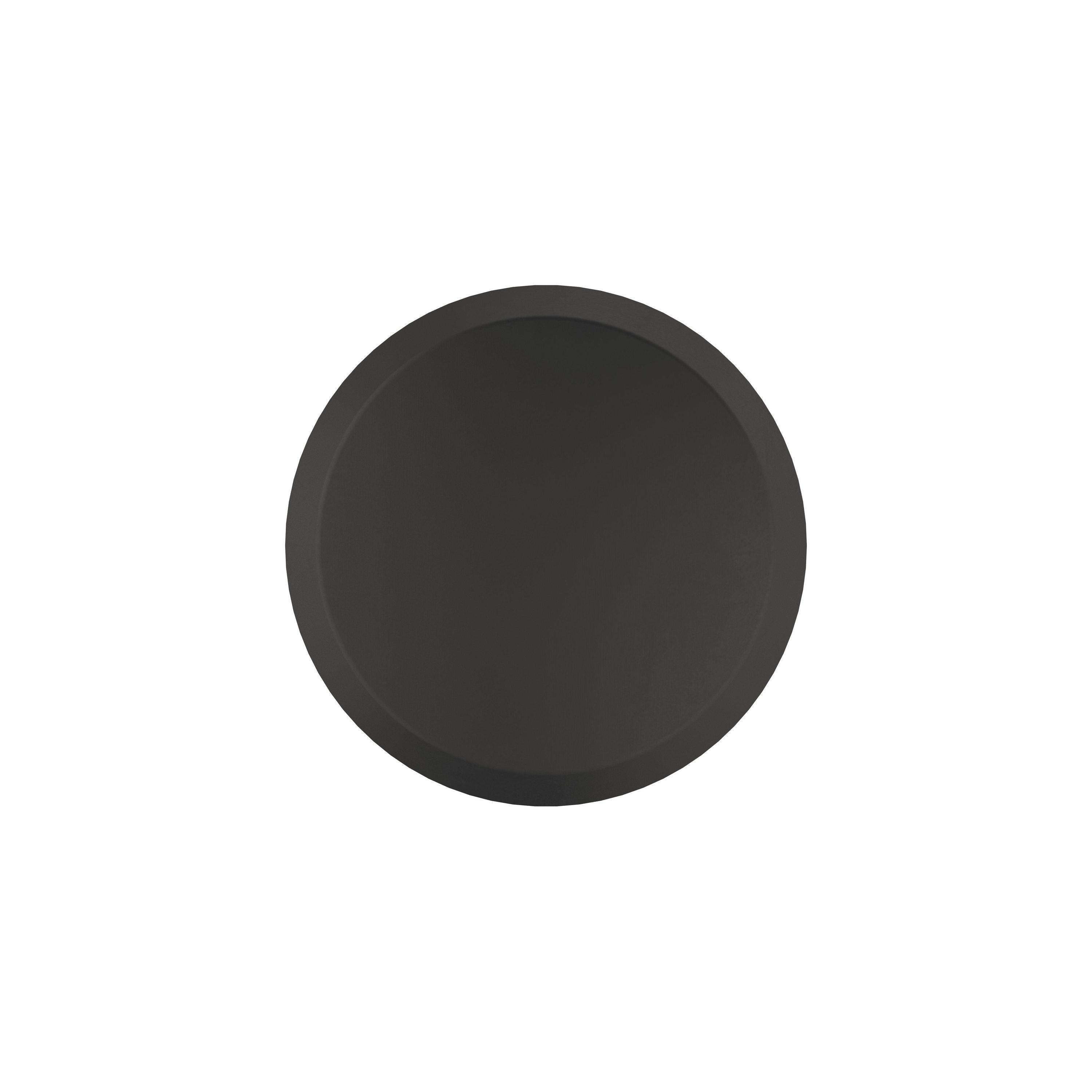 Amerock Premise 1-1/4 inch (32mm) Diameter Matte Black Cabinet Knob