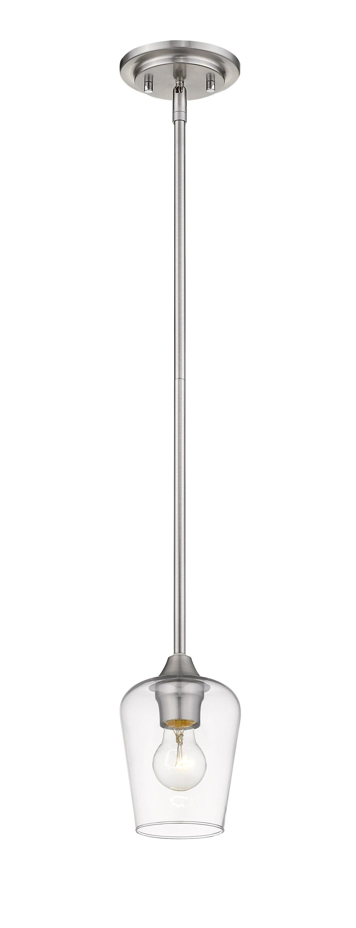 Z-Lite Joliet 1 - Light Pendant in  Brushed Nickel