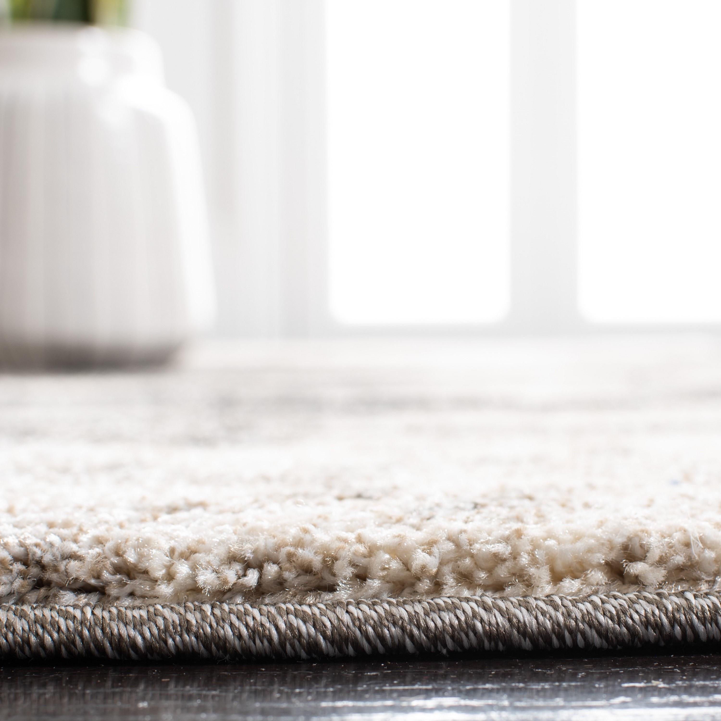 Retro RET2141 Power Loomed Indoor Accent Rug - Cream/Grey - 2'6"x4' - Safavieh.