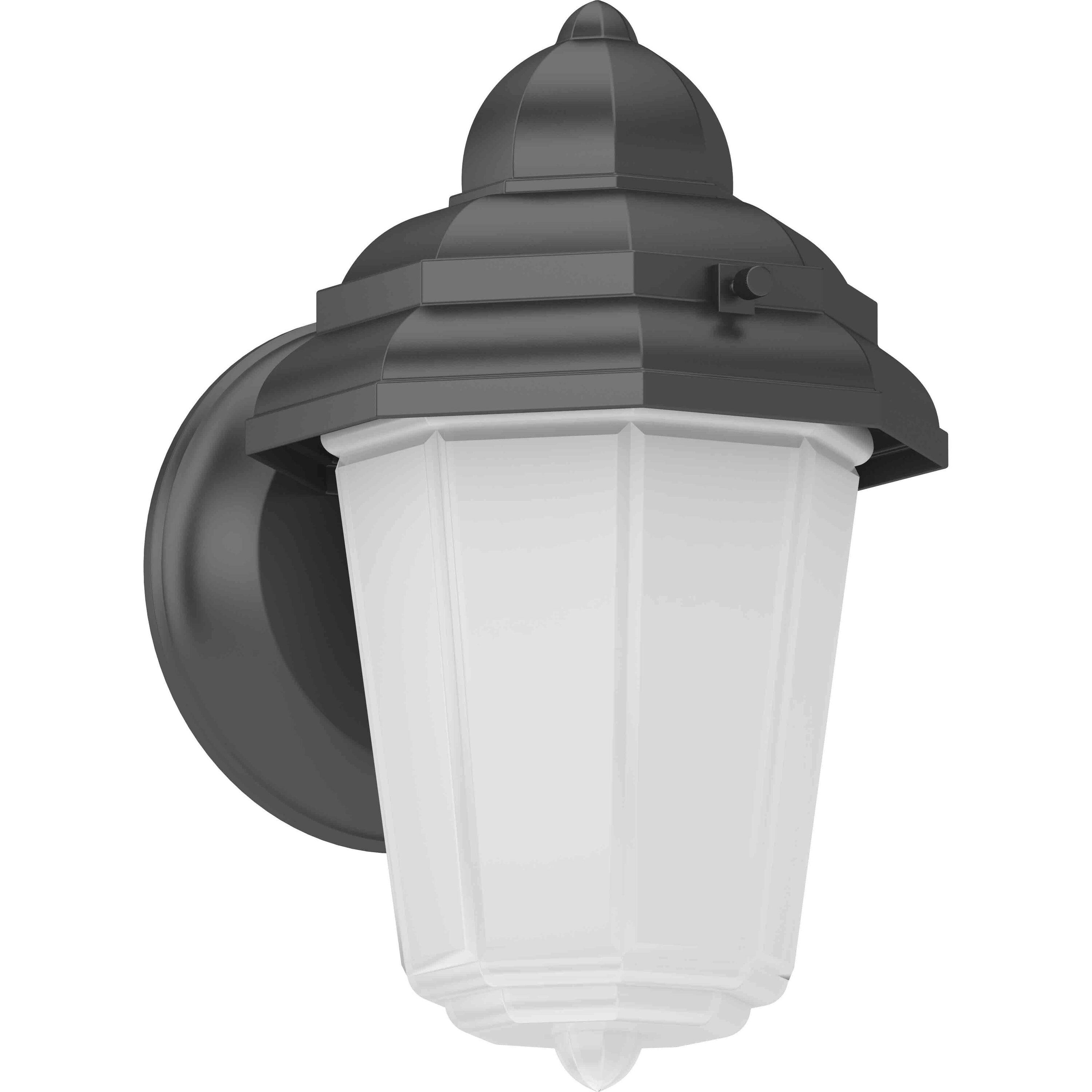 Volume Lighting V8888 1 Light 8.75" Height Outdoor Wall Sconce - Black