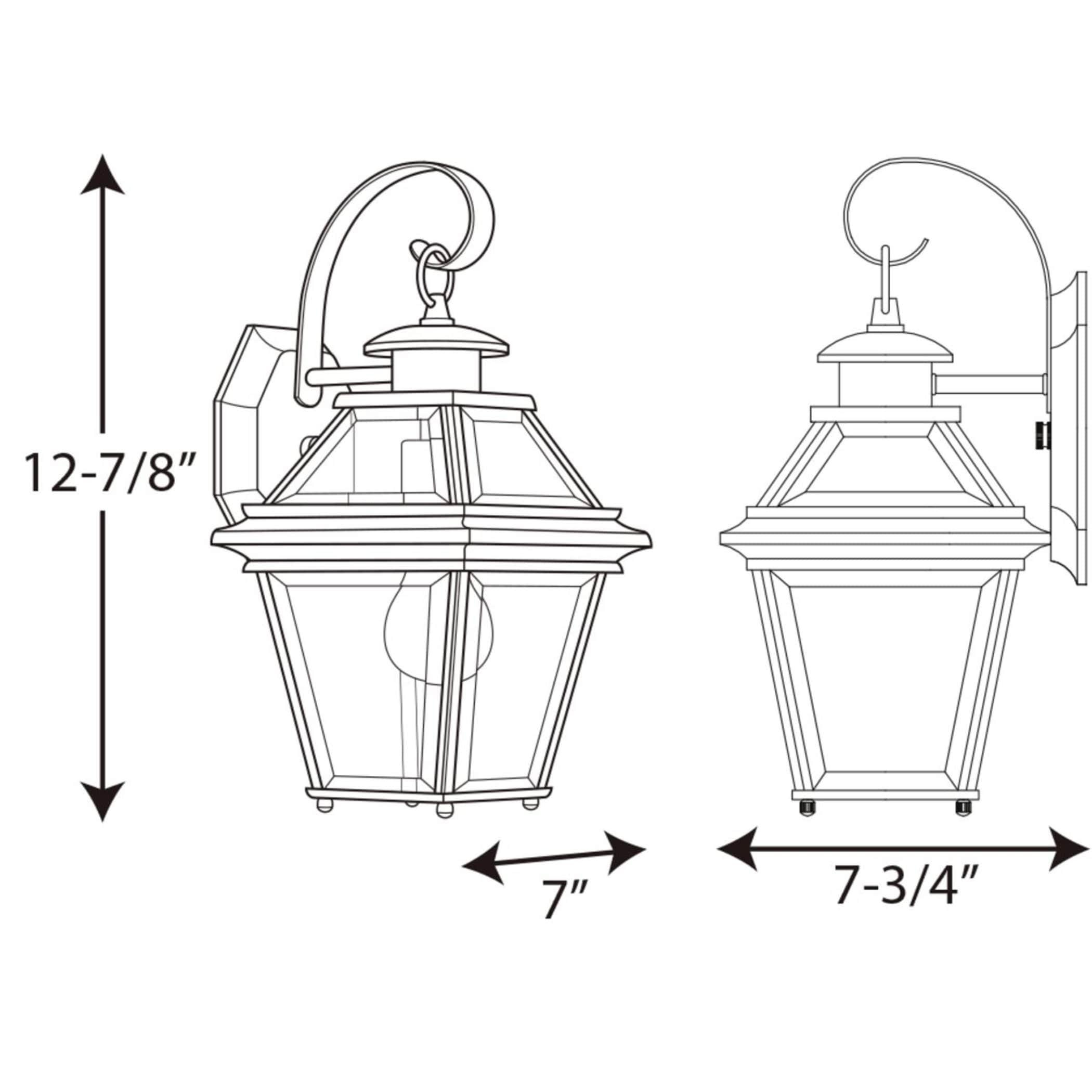 Calais Single Light Empire Outdoor Wall Light