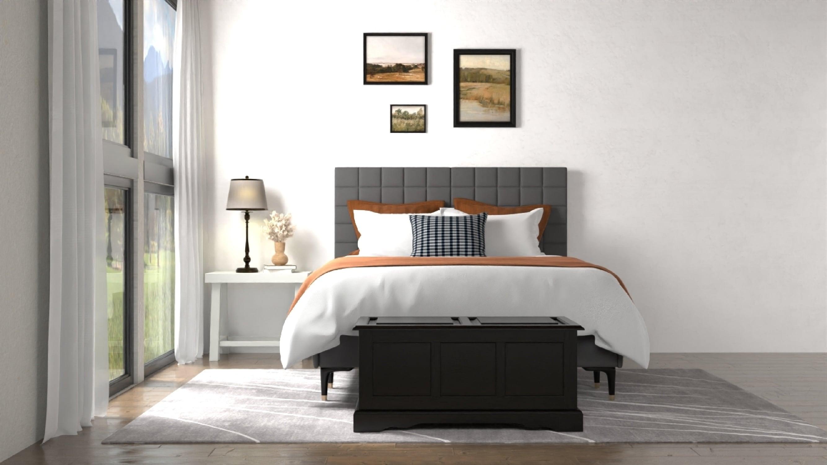 Carolina Living Hayden Blanket Chest Antique Black: Coffee Table, Linen Storage, Wood Frame