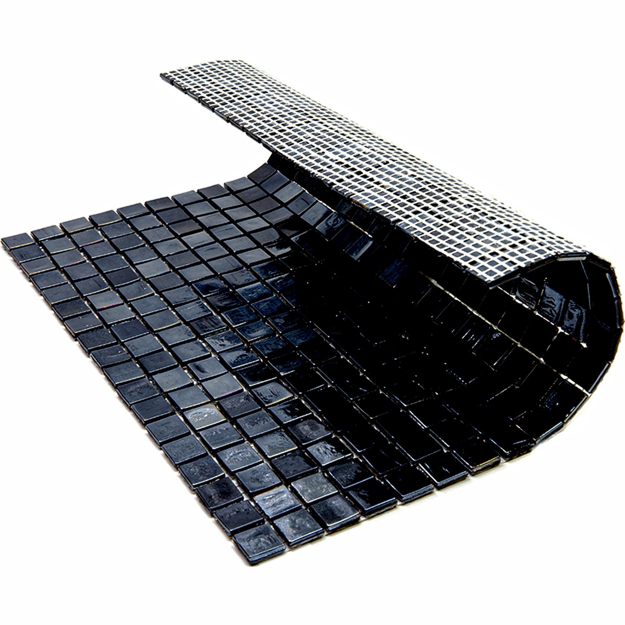 Skosh 0.6" x 0.6" Glass Grid Mosaic Wall & Floor Tile