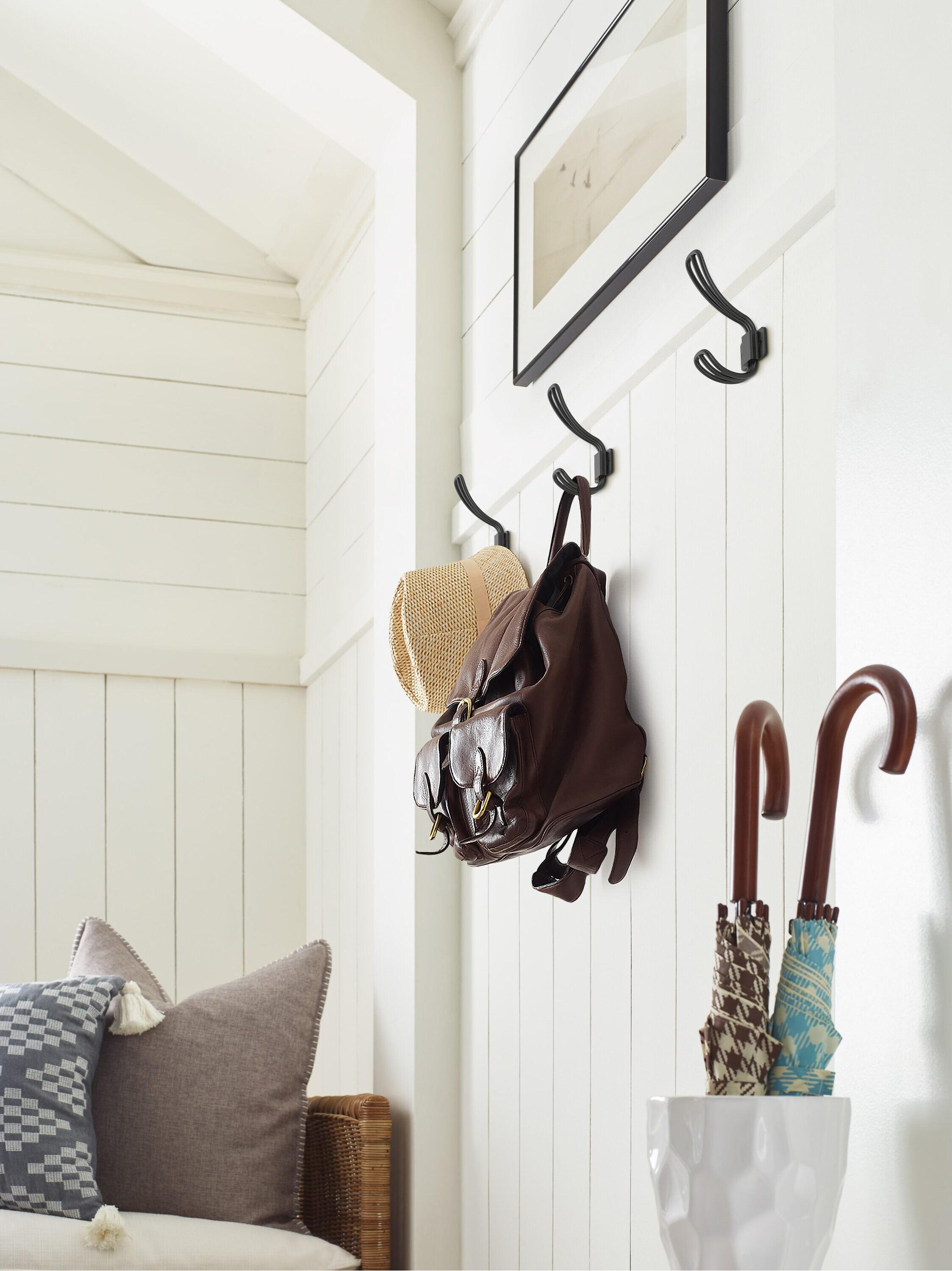 Vinland Transitional Double Prong Decorative Wall Hook