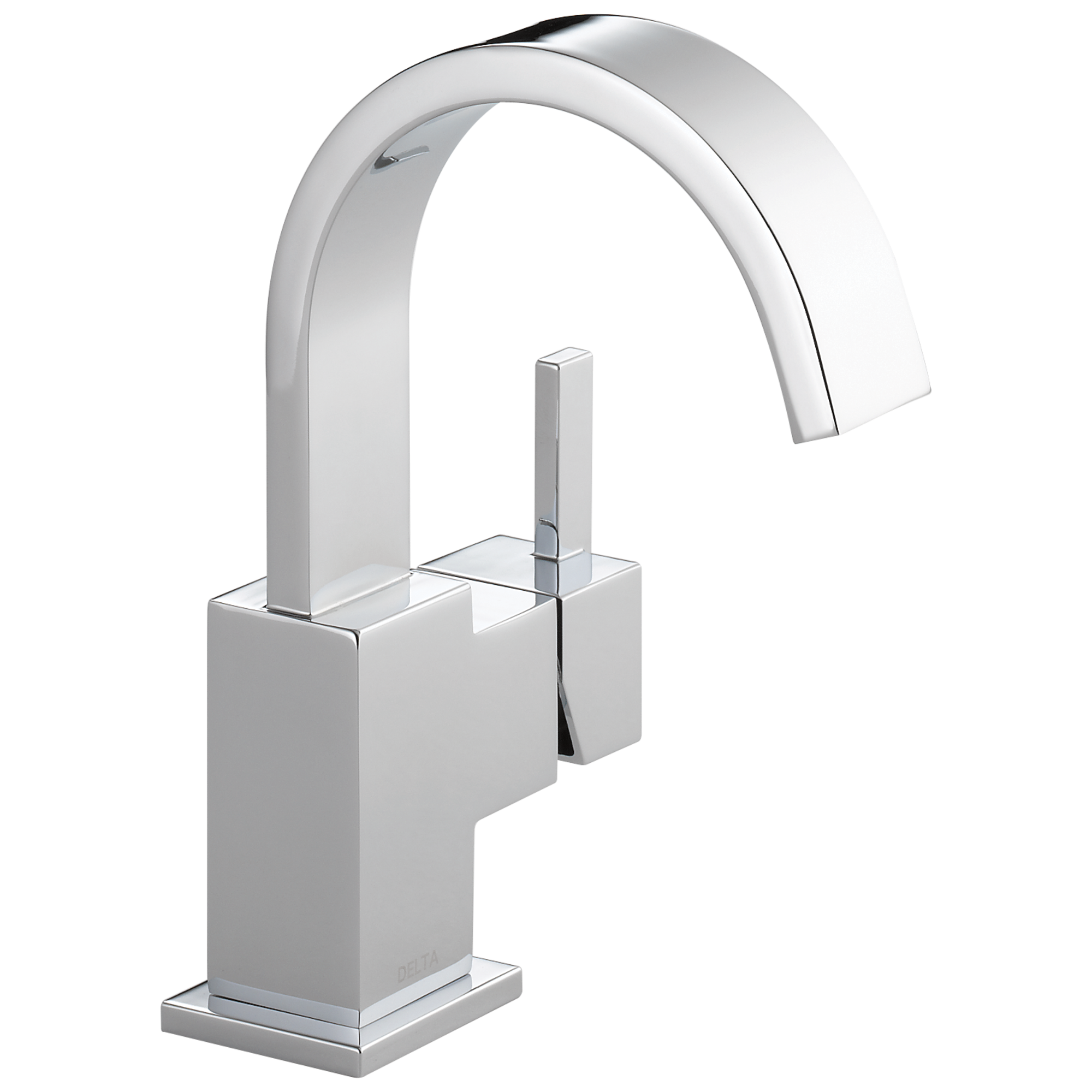 Chrome Modern Single Handle Bathroom Faucet