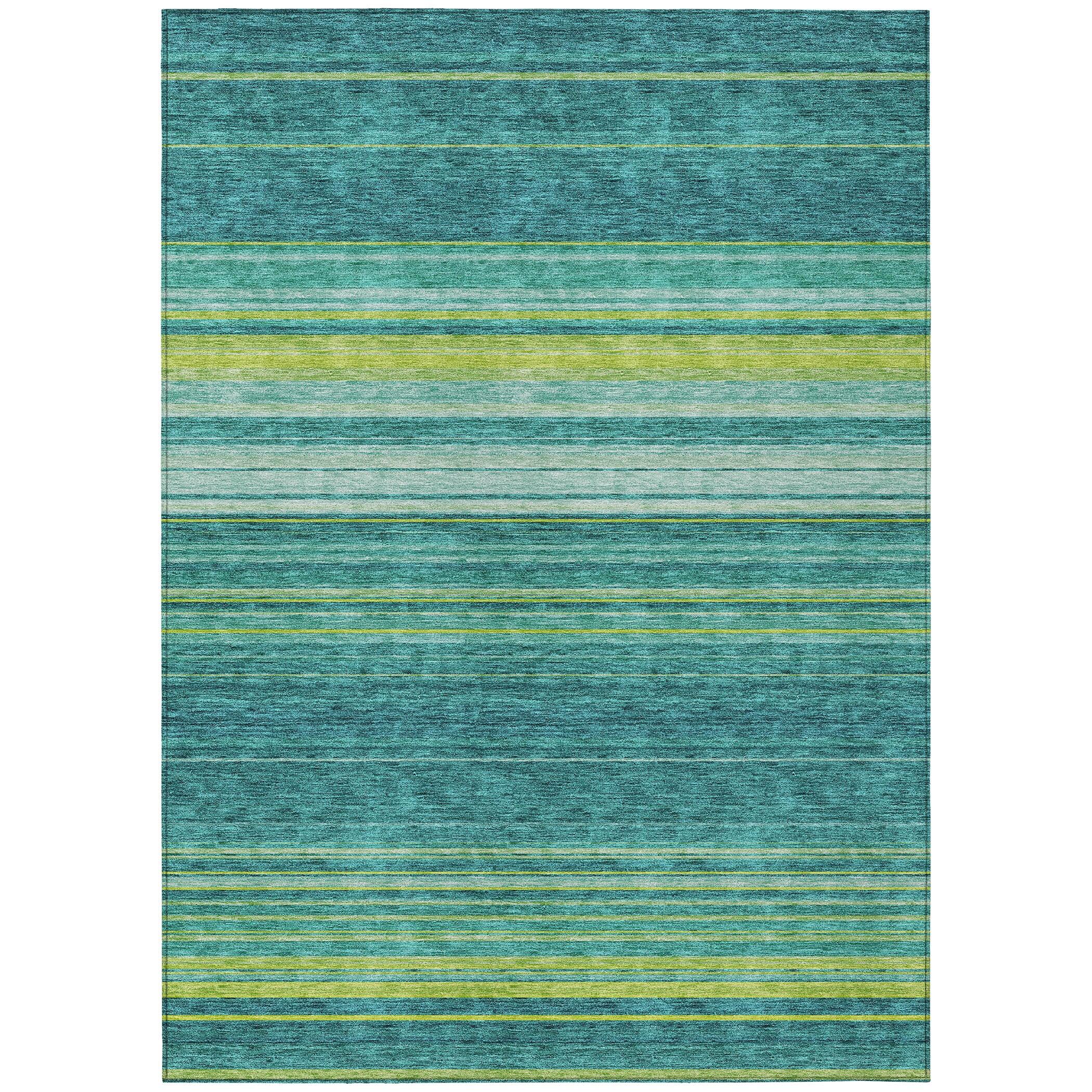 Chayden Washable Striped Indoor / Outdoor Rug