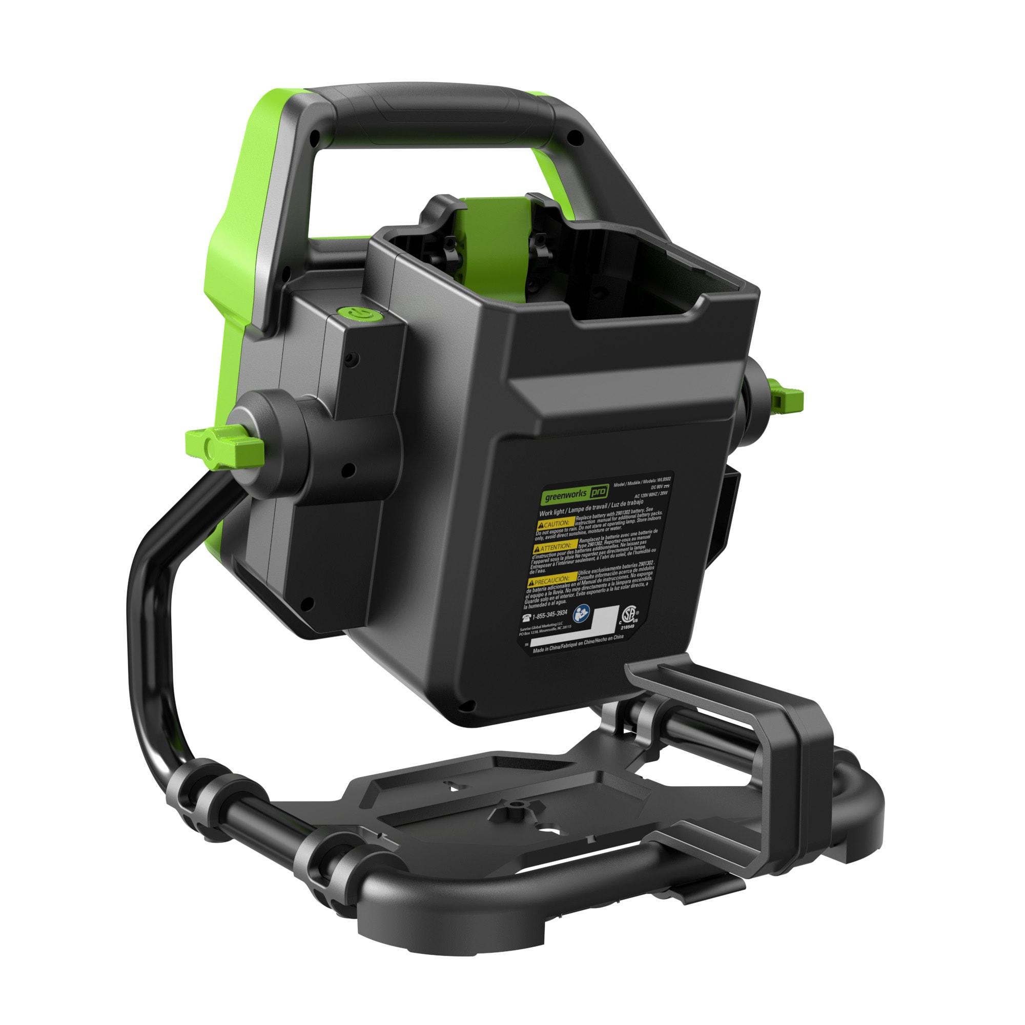 Greenworks Pro 80V (AC/DC) 2500-Lumen LED Work Light, Tool Only