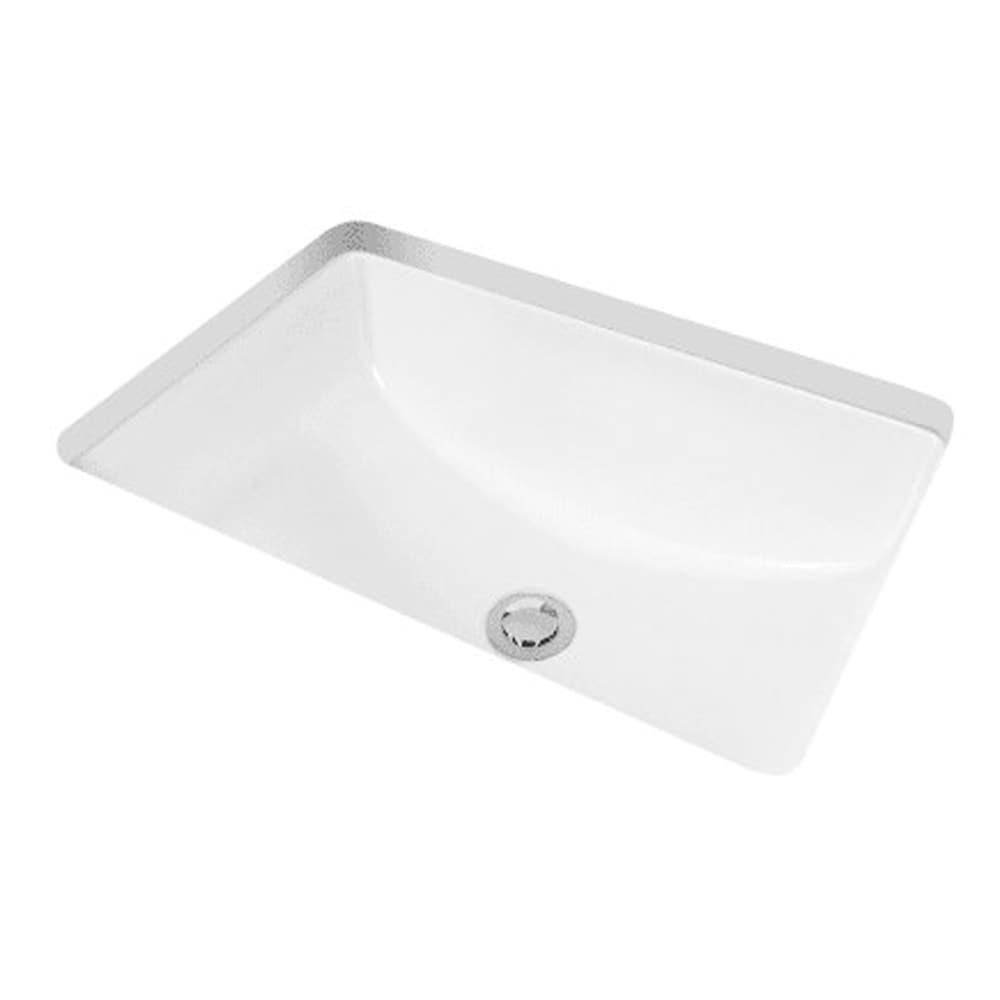 Miseno Mno2113ru Rectangular 21" X 13" Undermount Bathroom Sink - White