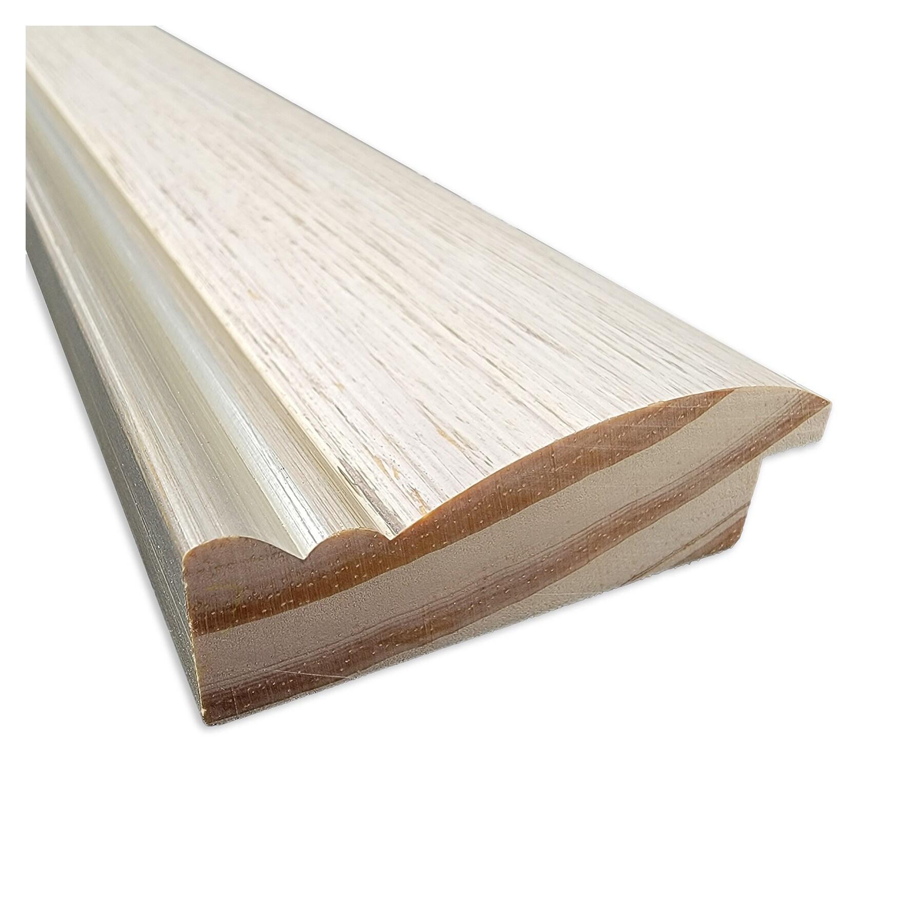 41"x29" Non-Beveled Cottage Wood Bathroom Wall Mirror White/Silver - Amanti Art: Modern Rectangle, Wall Mount, Wood Frame