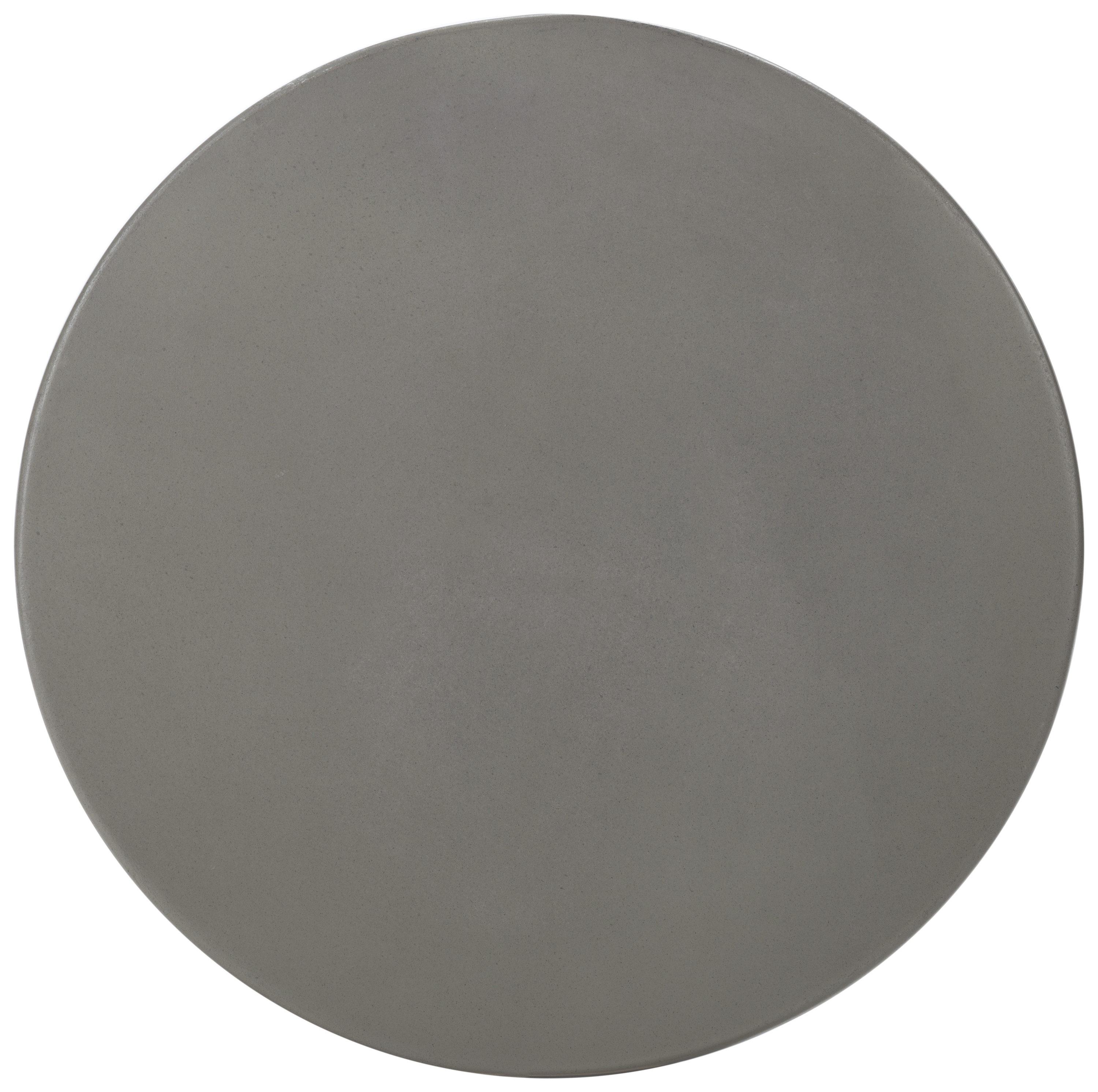 Vikki Concrete Accent Stool - Indoor/Outdoor - VNN1040 - Gray - Safavieh