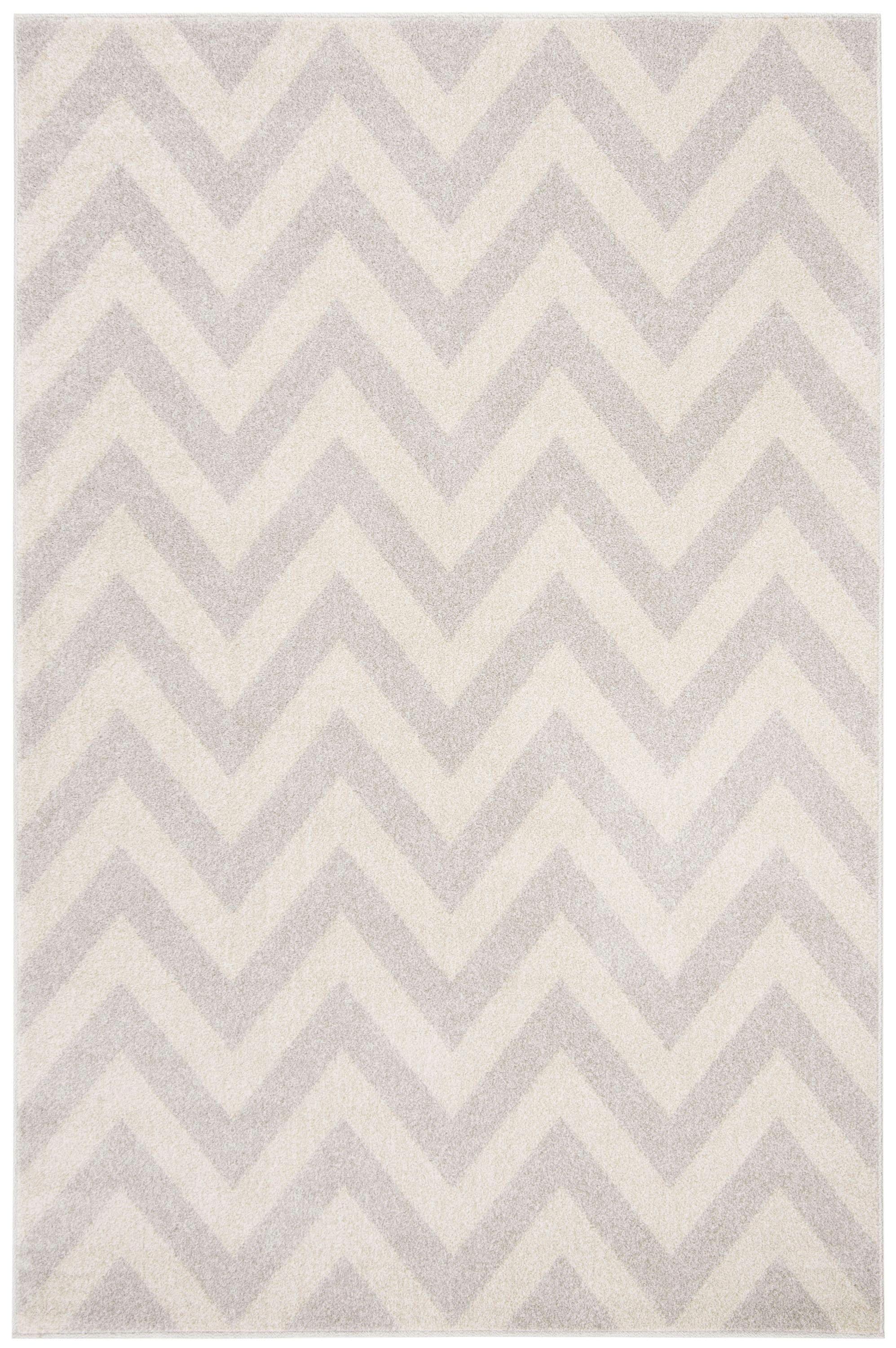 Amherst AMT419 Power Loomed Indoor Area Rug - Light Grey/Beige - 5'3"x8' - Safavieh