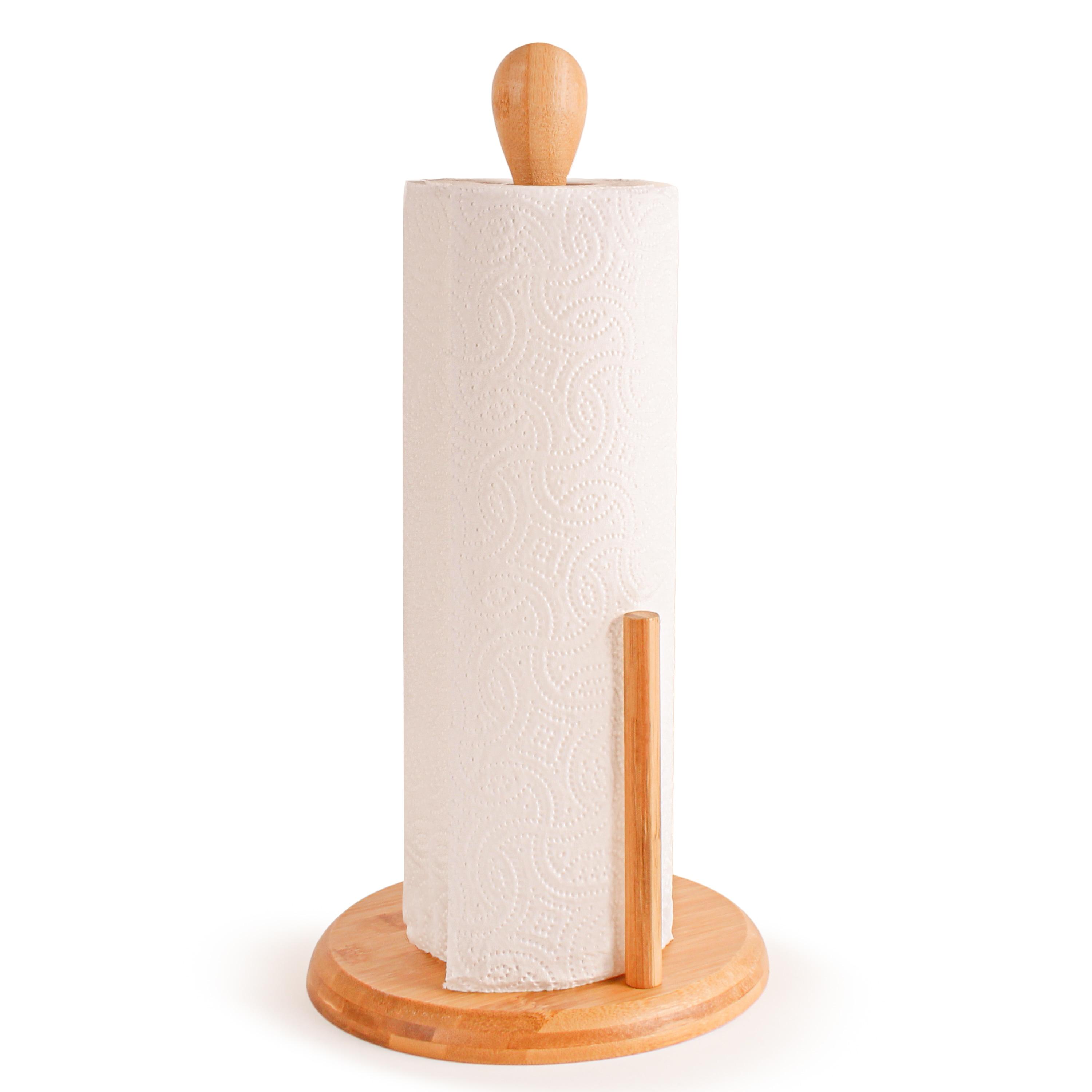 Bamboo Freestanding Paper Towel Holder