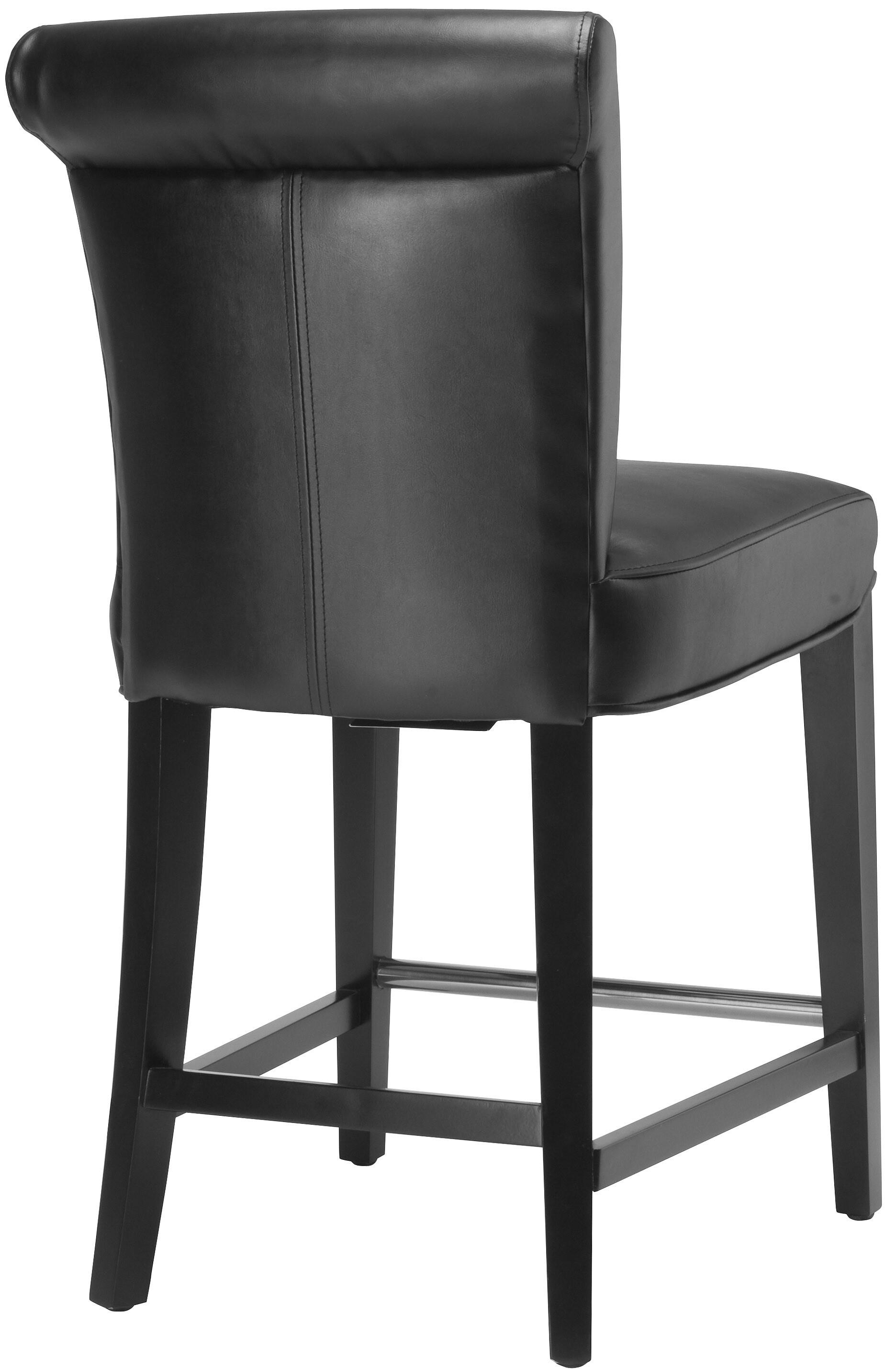Darby Home Co Bowie Upholstered Counter Stool with Solid Wood Frame
