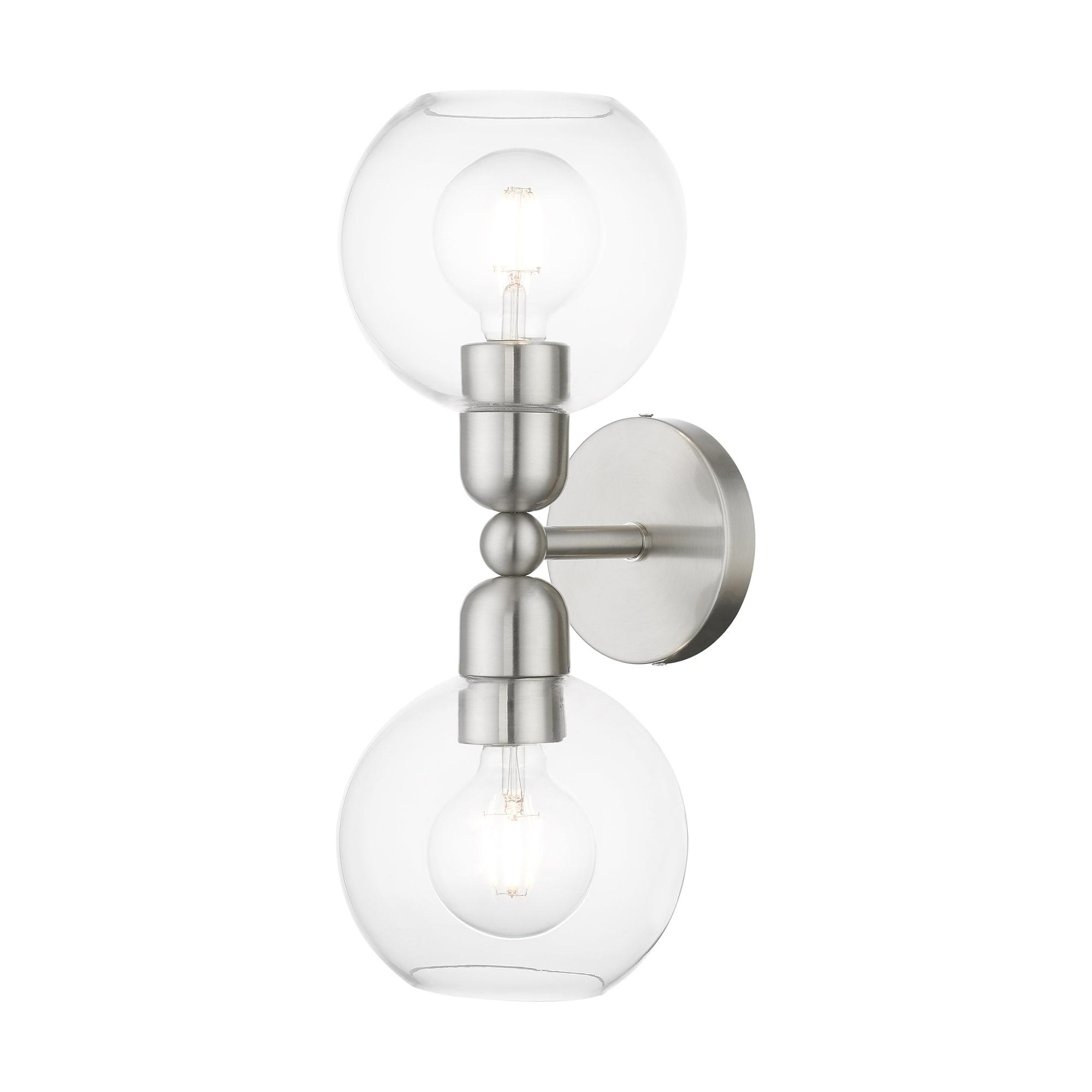 Livex Lighting Downtown 2 - Light Vanity in  Brushed Nickel