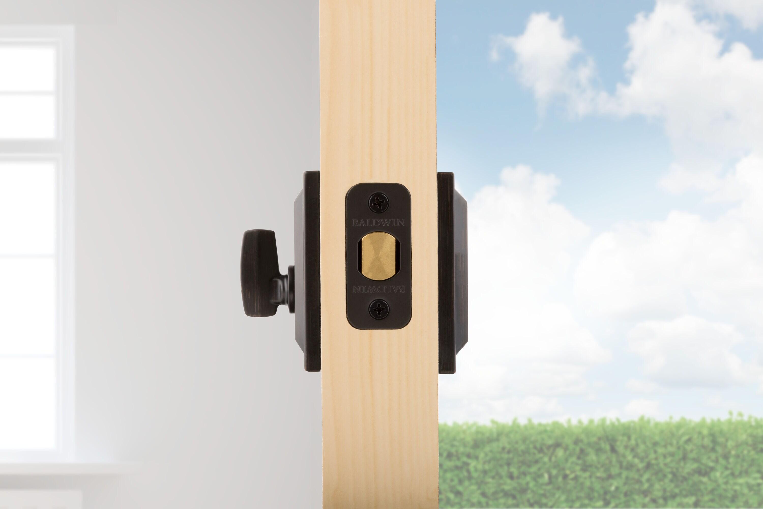 Baldwin 380SLB11PSMTCPRCAL Torrey Pines 380 Rectangular Low Profile Single Cylinder Deadbolt with SmartKey