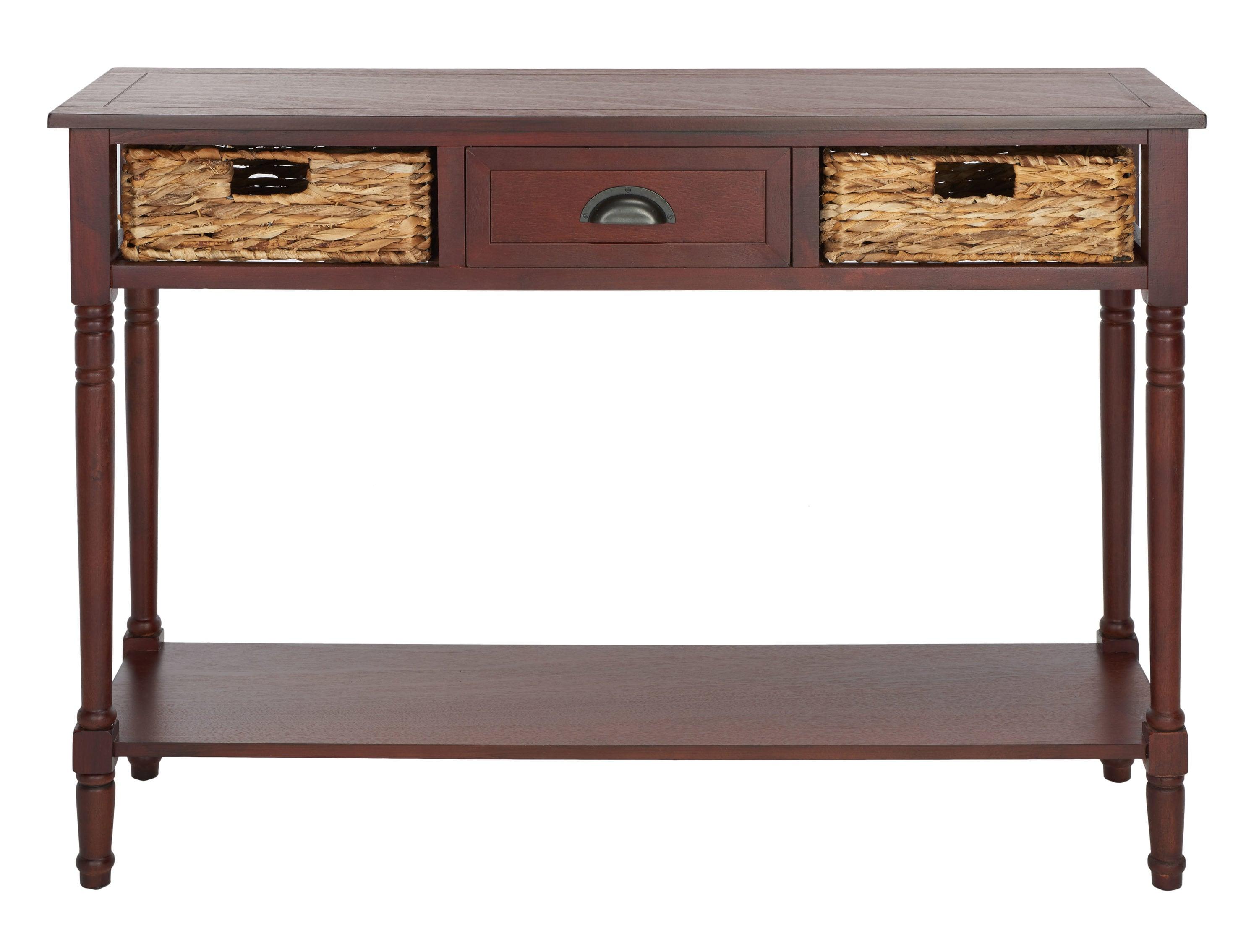 Christa Console Table - Cherry - Safavieh