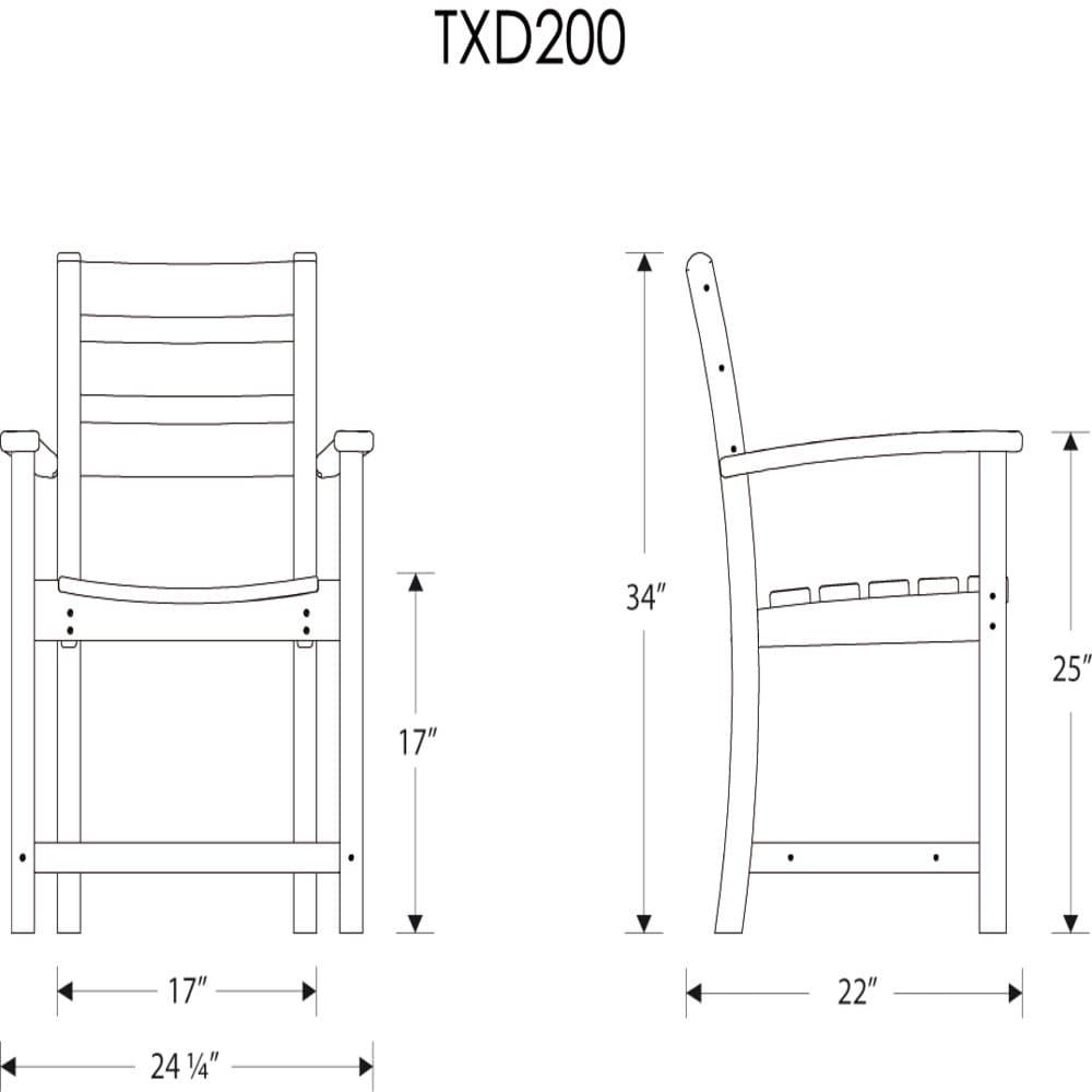 Monterey Bay Dining Arm Chair