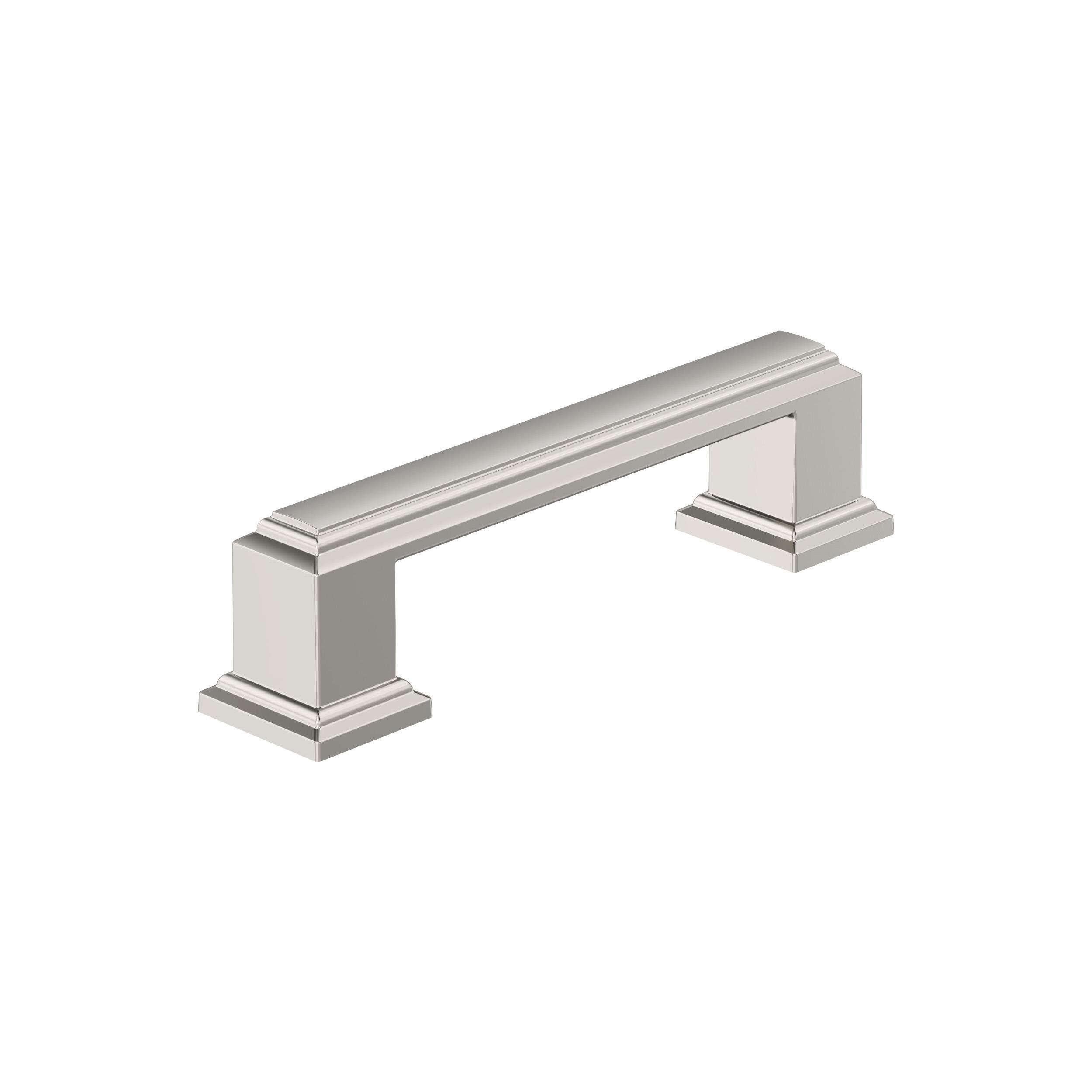 Amerock Appoint 3 inch (76mm) Center-to-Center Polished Nickel Cabinet Pull