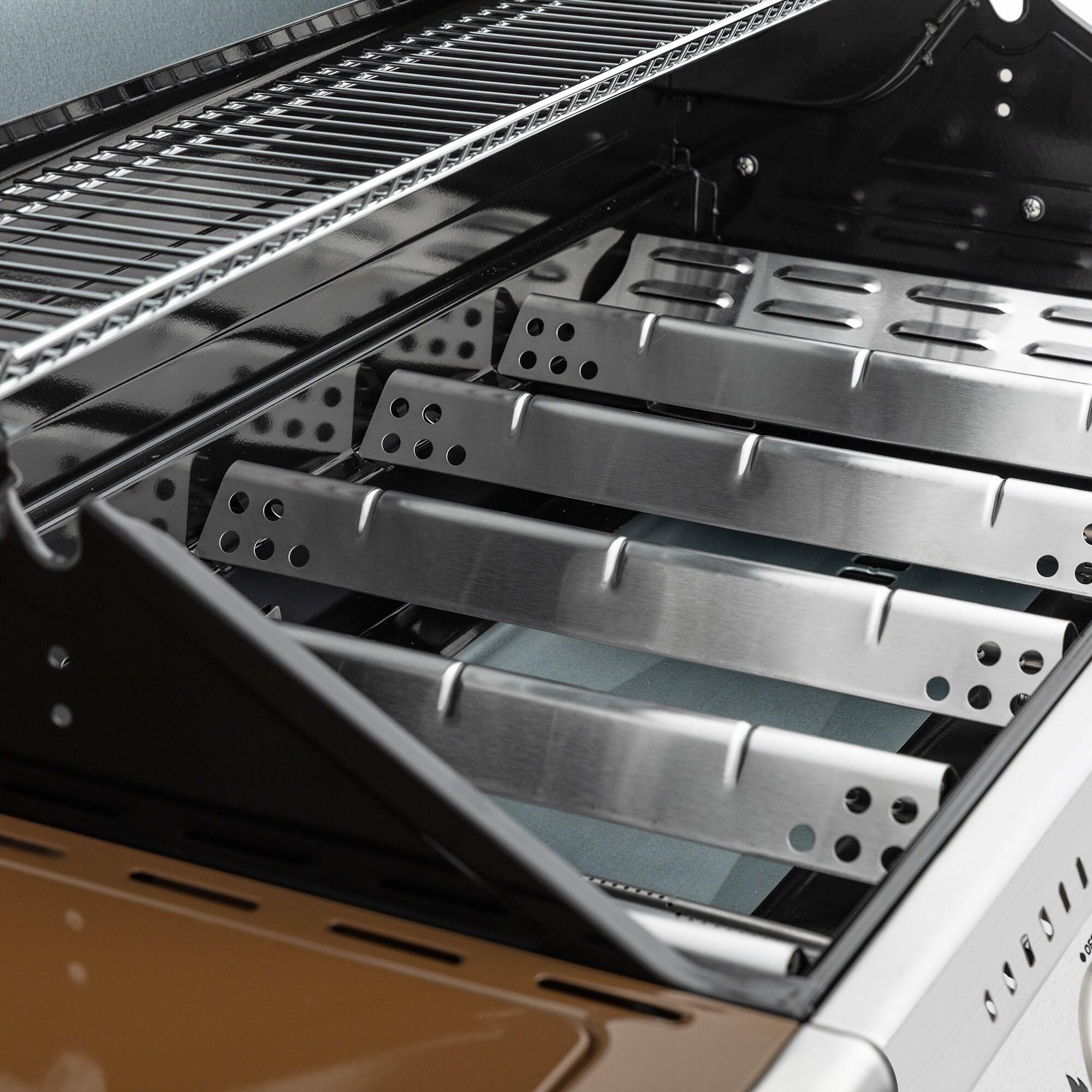 Royal Gourmet 6 - Burner Freestanding Liquid Propane 74000 BTU Gas Grill with Cabinet